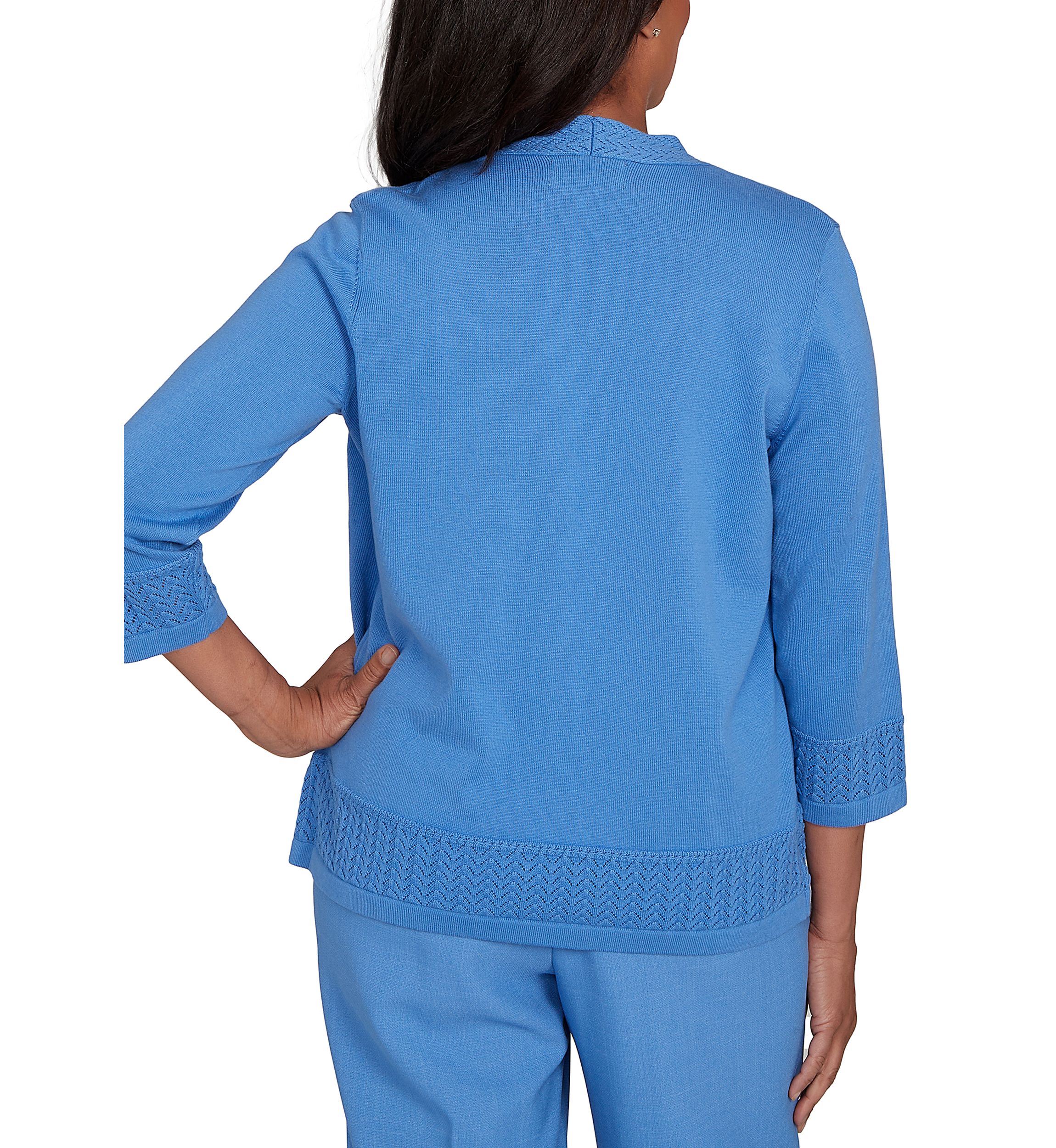 Petite Business As Usual Animal Inner Two In One Sweater