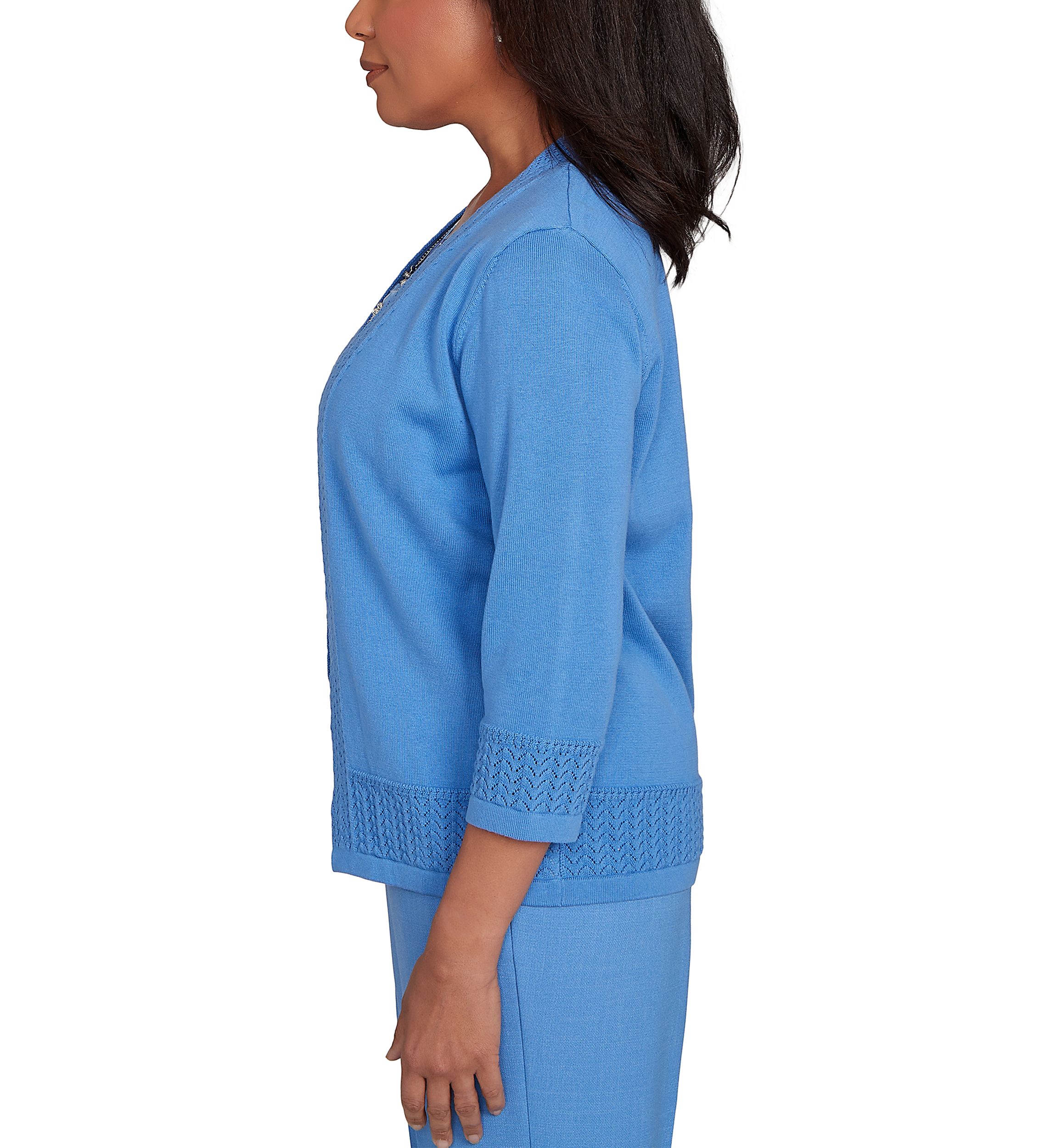 Petite Business As Usual Animal Inner Two In One Sweater
