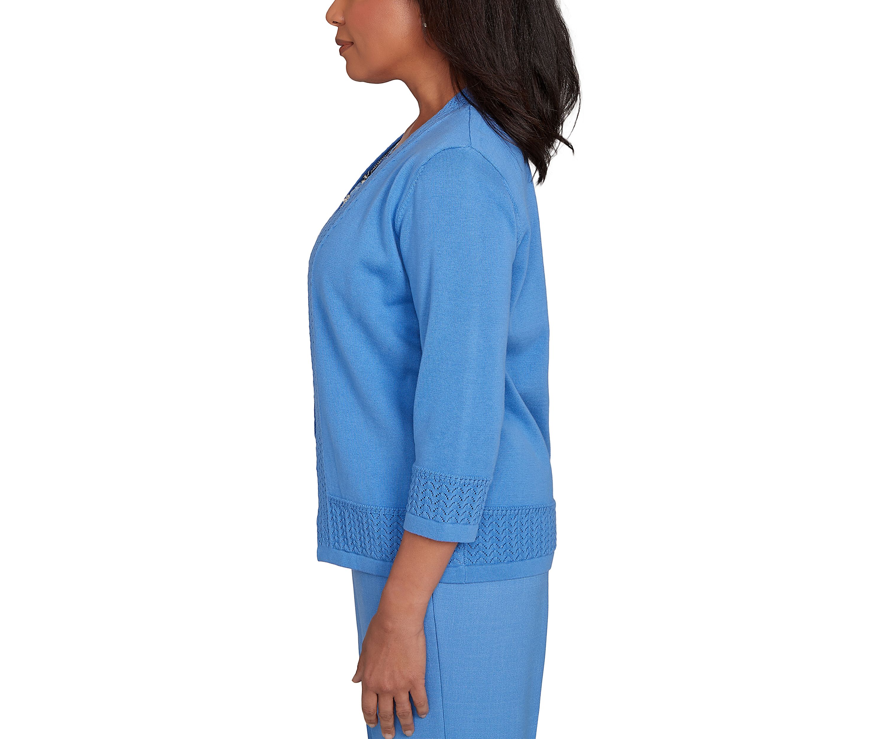 Petite Business As Usual Animal Inner Two In One Sweater