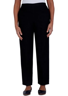 Alfred Dunner Women's Checking In Regular Fit Average Length Pants | belk