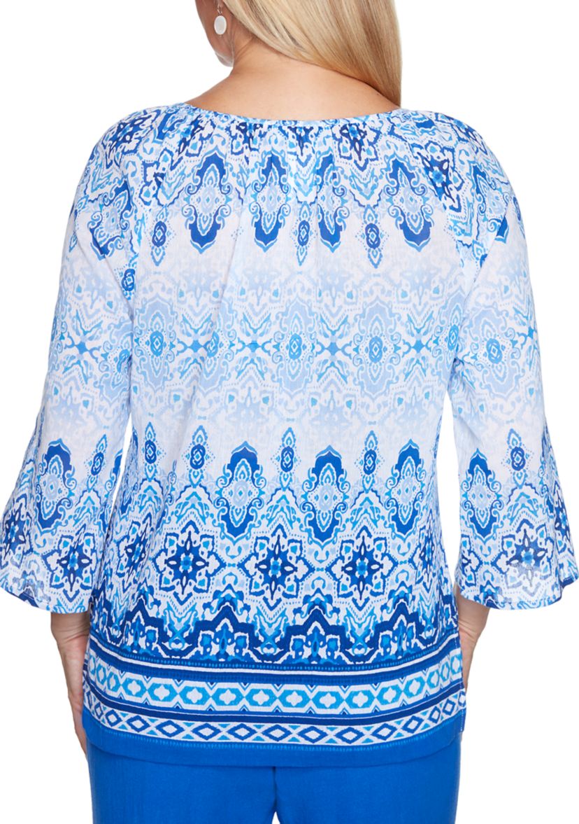 Womens Laguna Beach Batik Biadere Top