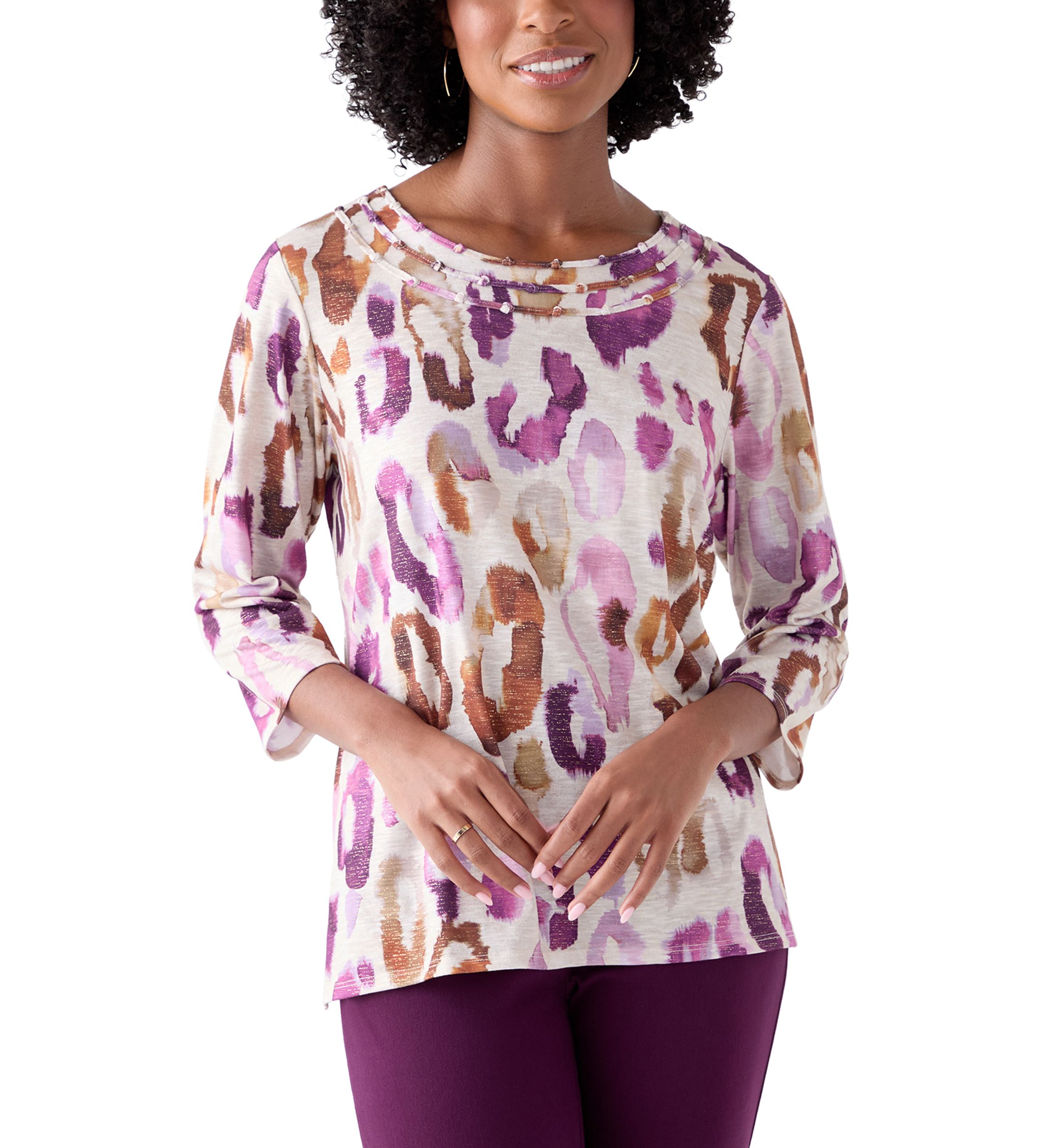 Womens Urban Legend Drama Animal Top