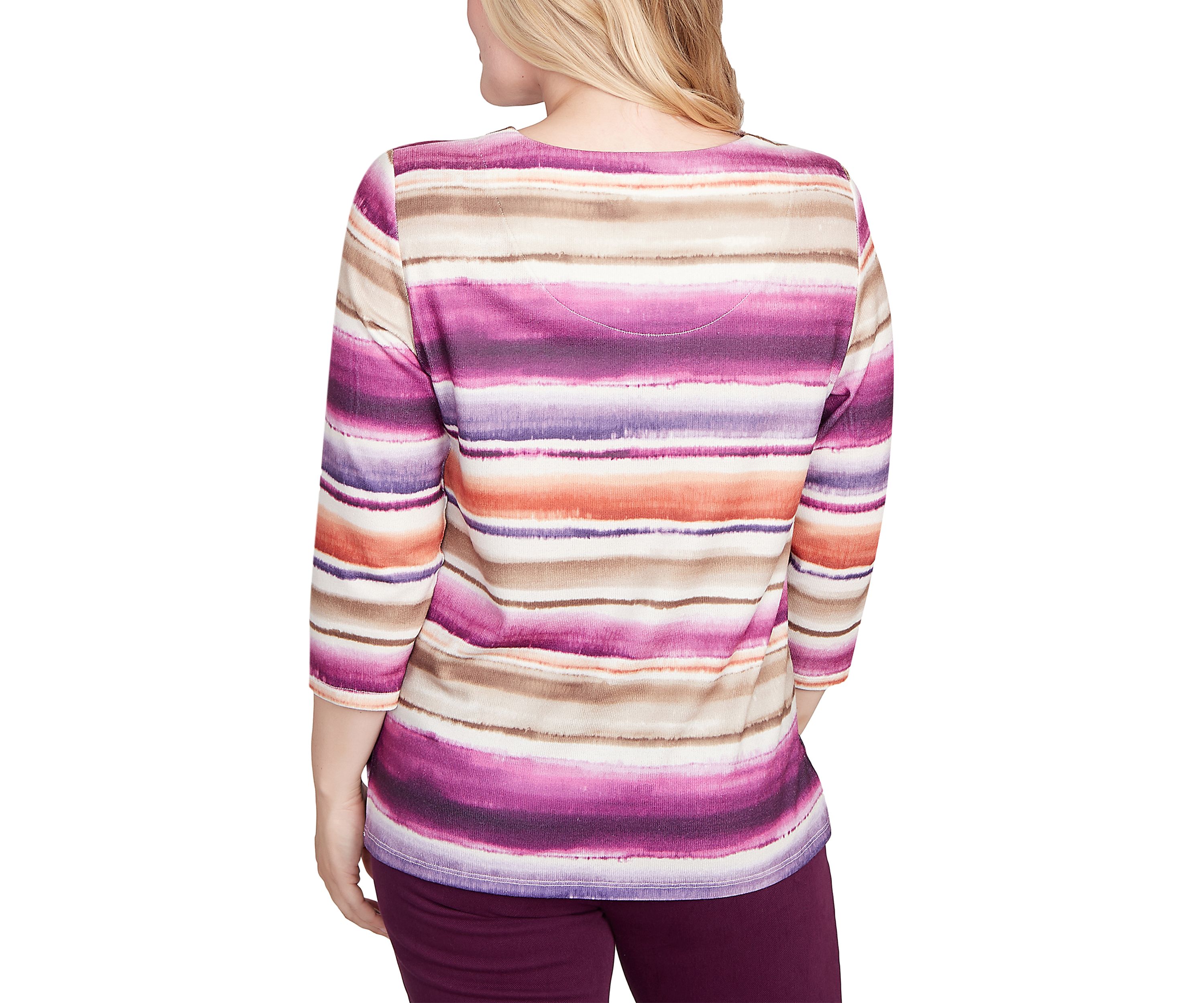 Womens Urban Legend Watercolor Biadere Top