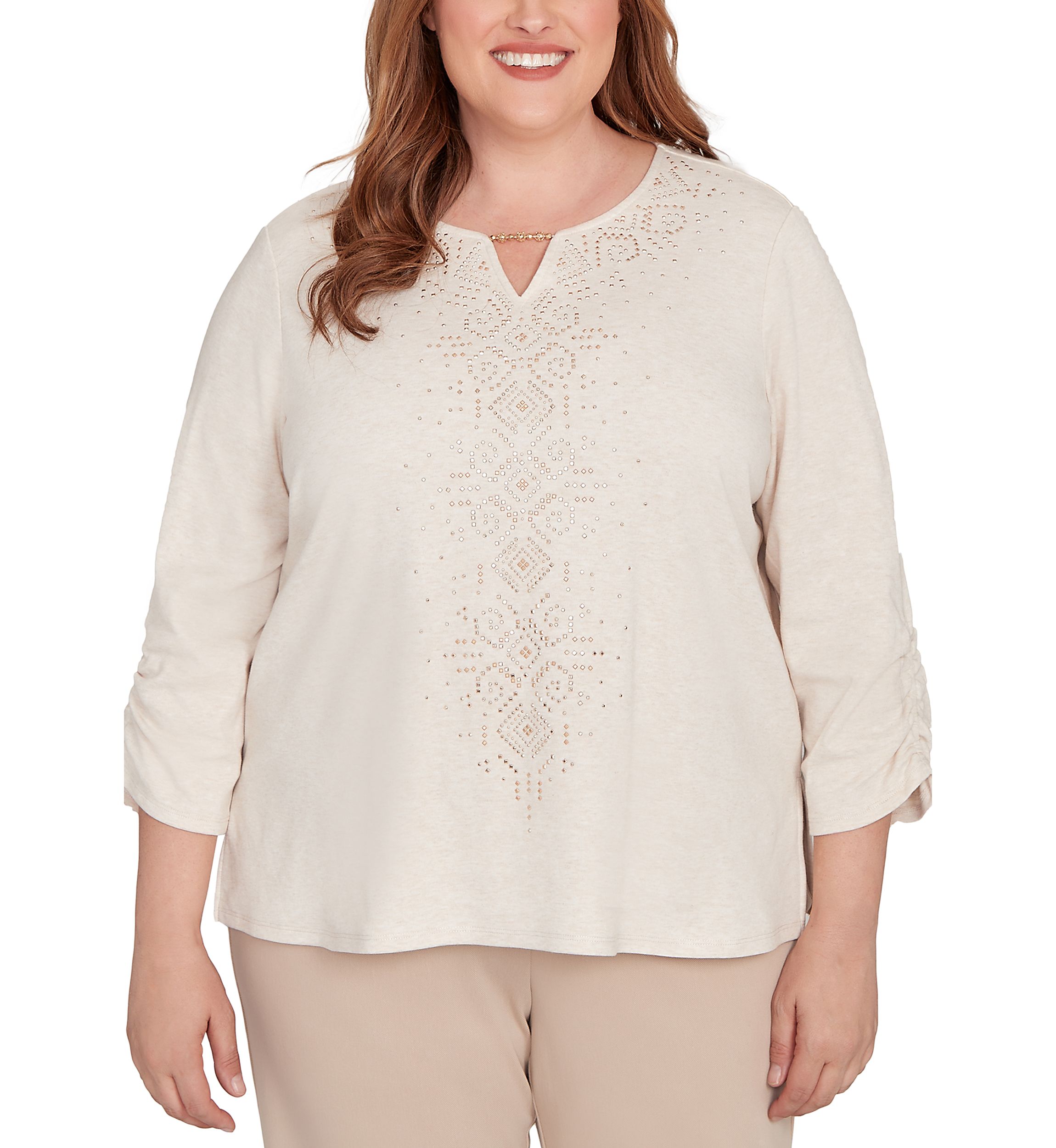Plus Size Urban Legend Center Heat Set Top