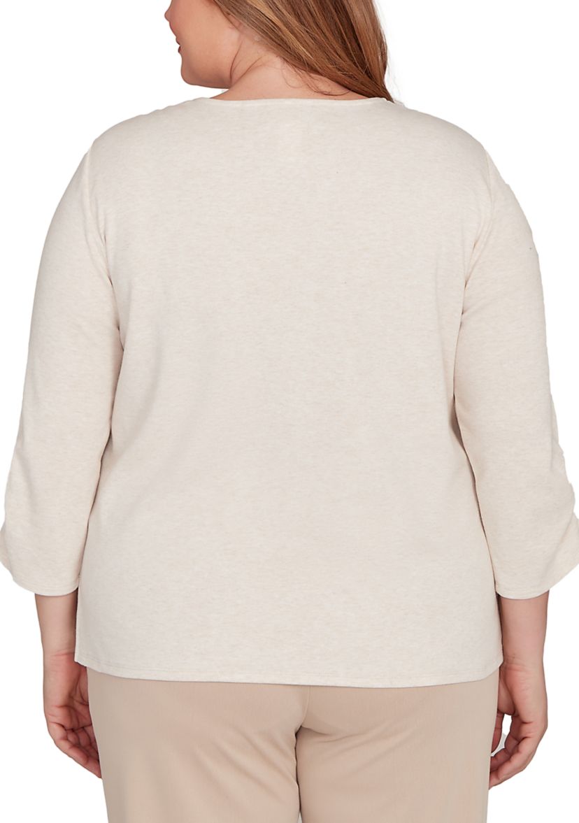 Plus Size Urban Legend Center Heat Set Top