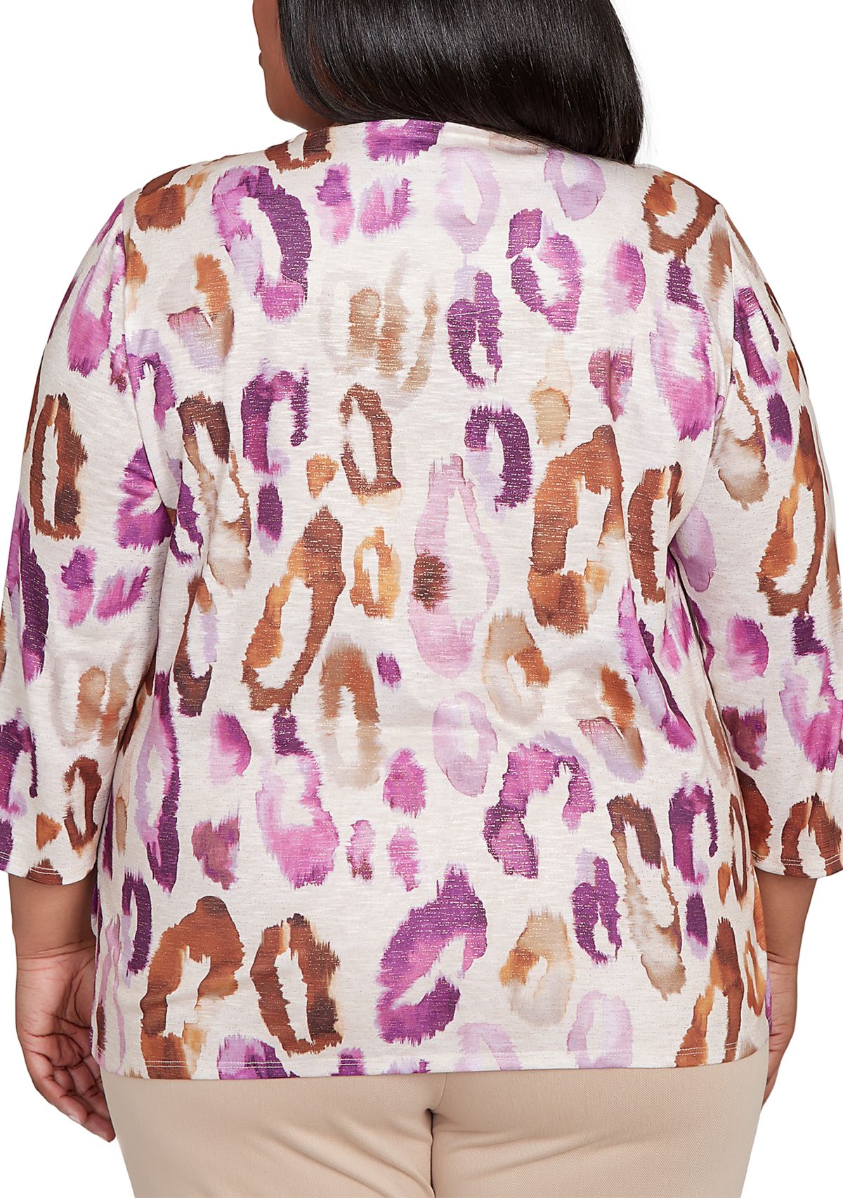 Plus Size Urban Legend Drama Animal Top