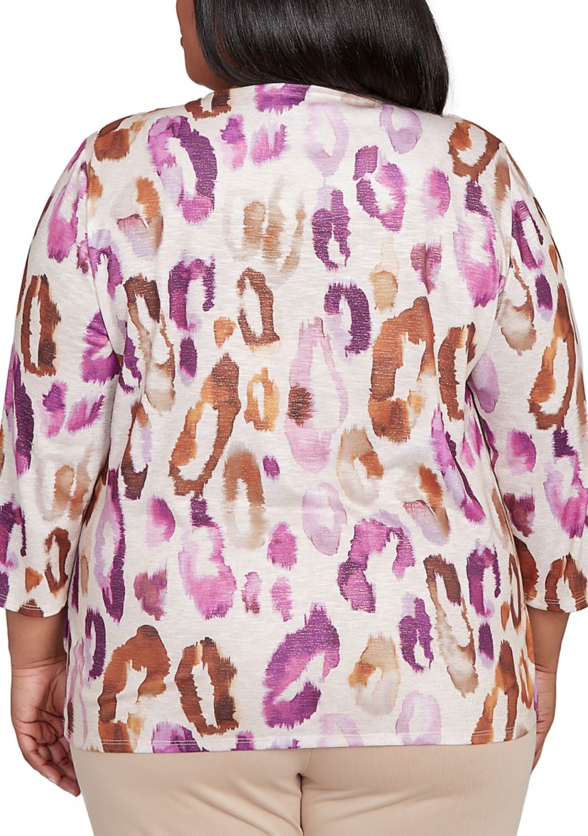 Plus Size Urban Legend Drama Animal Top