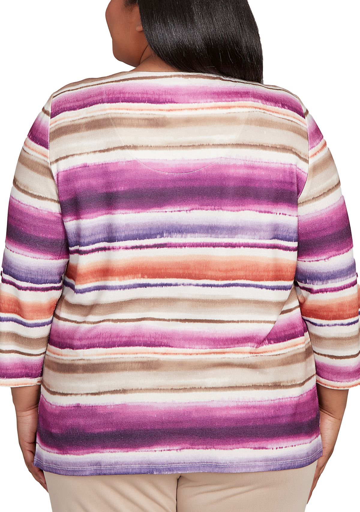 Plus Size Urban Legend Watercolor Biadere Top 