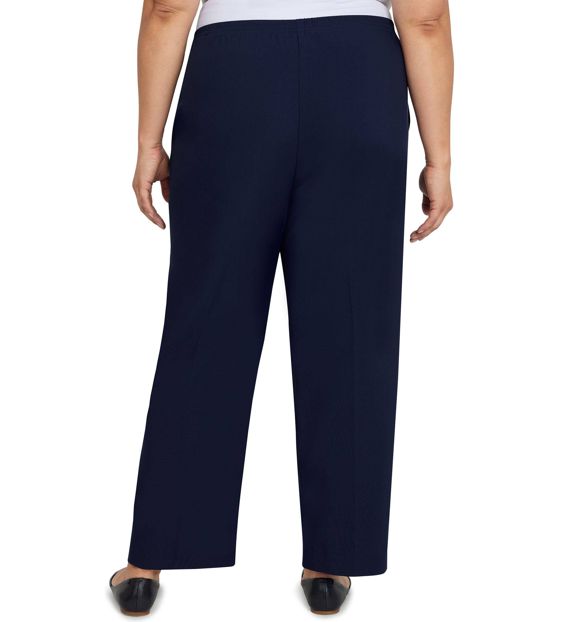 Plus Size Picture Perfect Microfiber Twill Short Length Pants