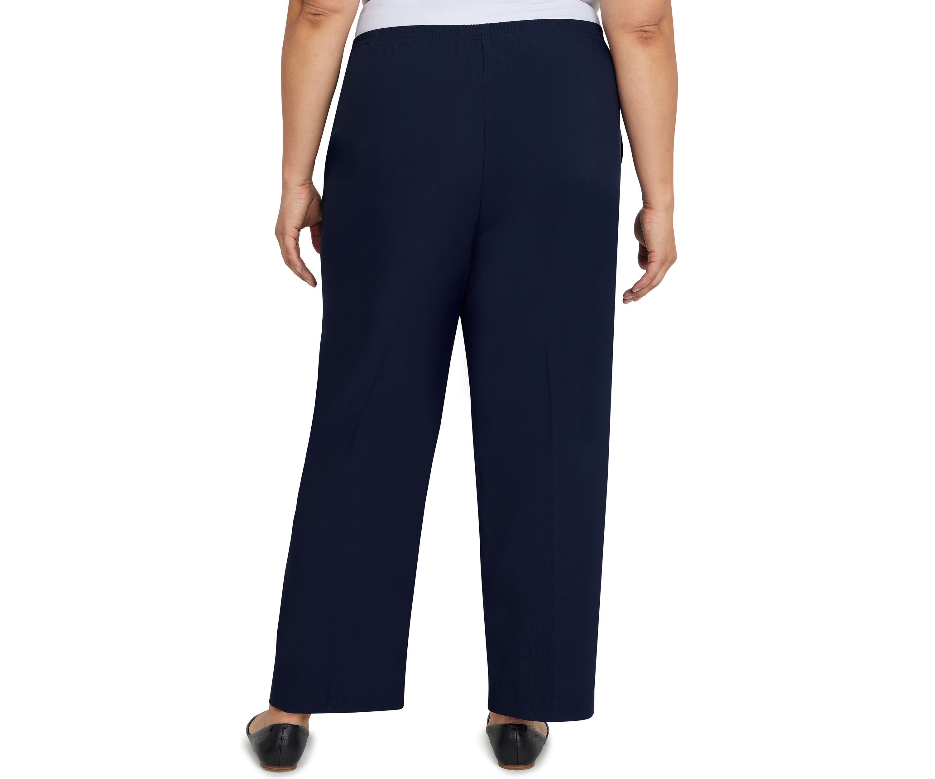 Plus Size Picture Perfect Microfiber Twill Short Length Pants