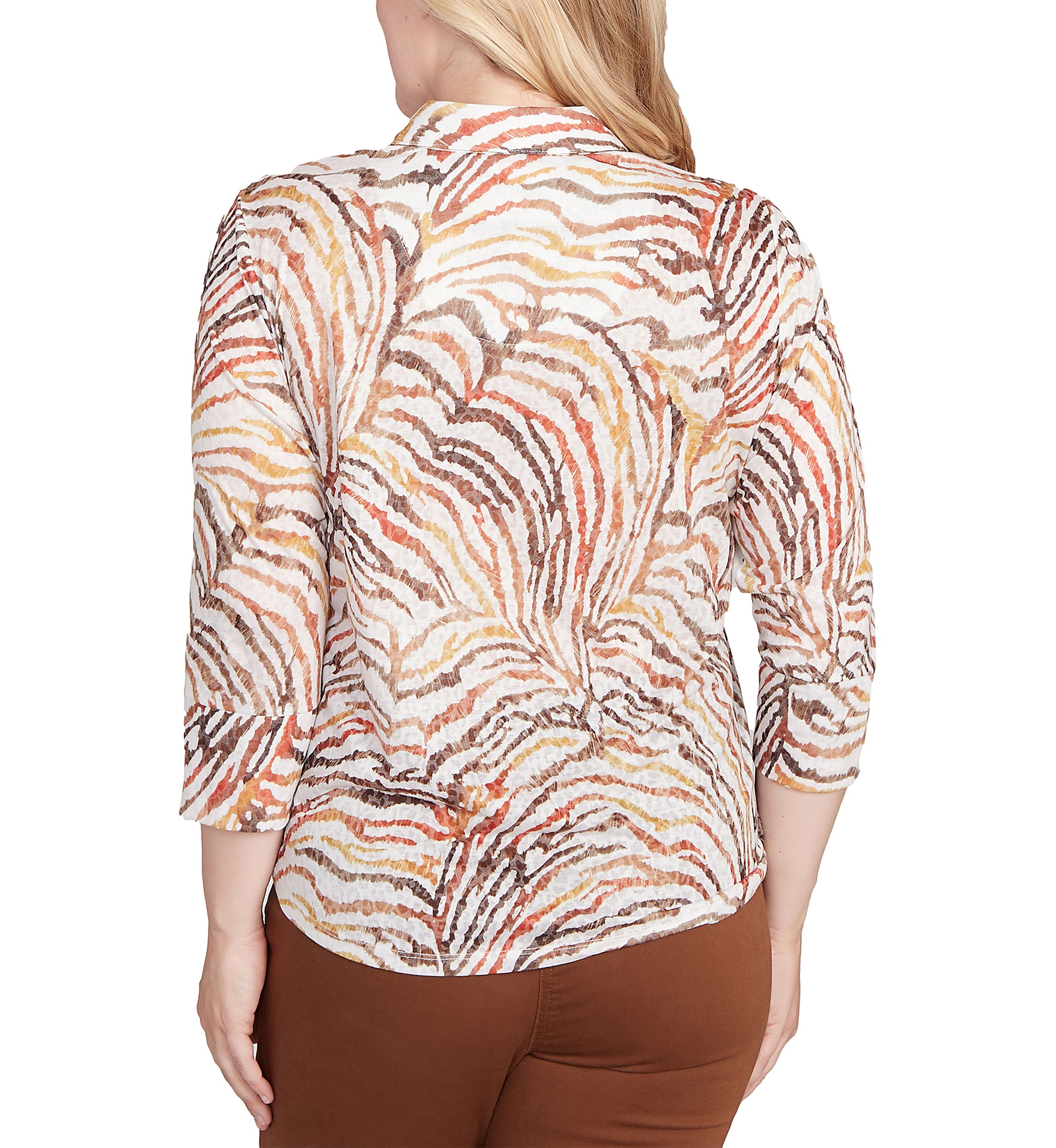 Womens Mount Laurel Skin Burnout Blouse