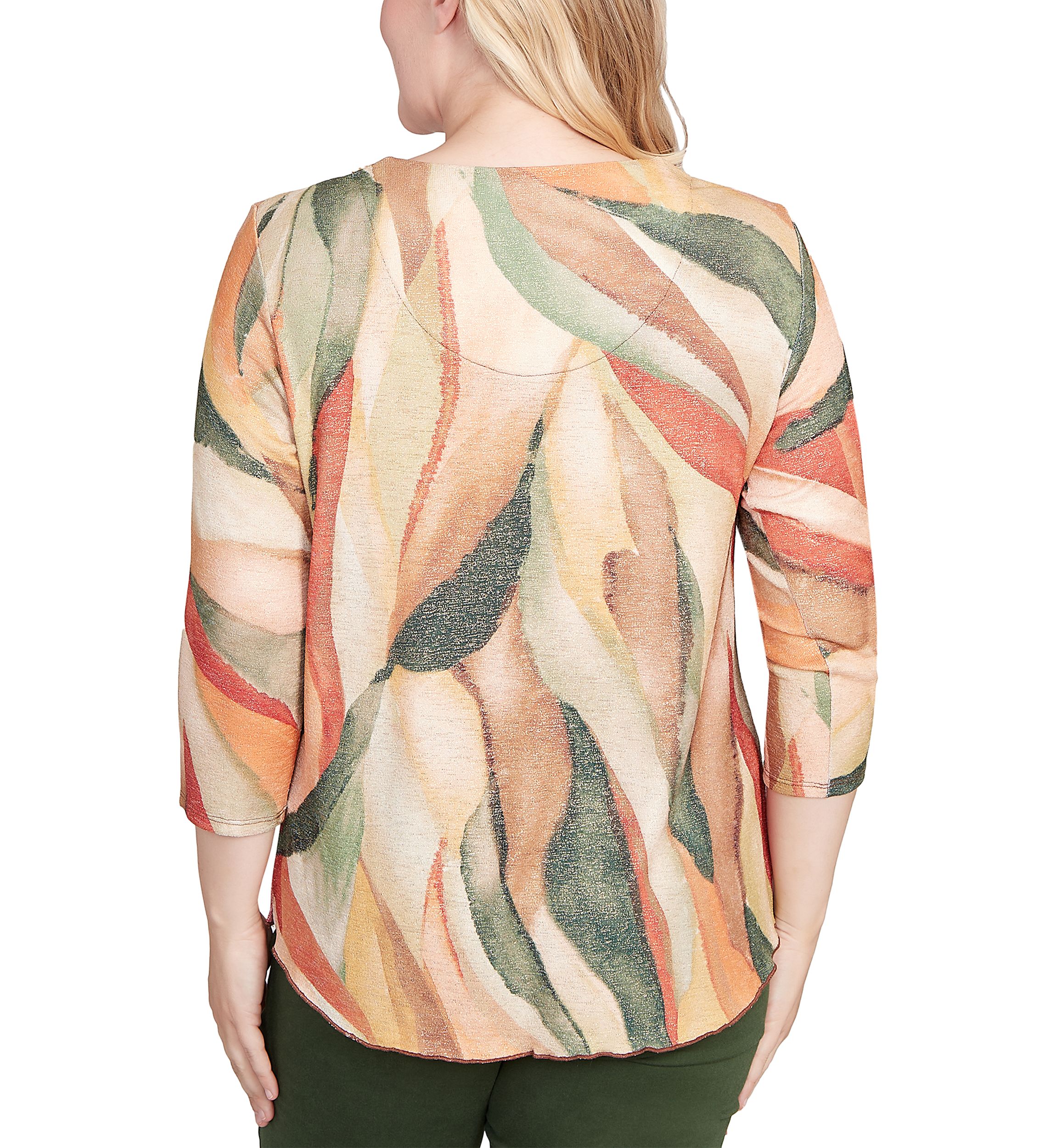 Womens  Mount Laurel Stained Glass Shimmer Top
