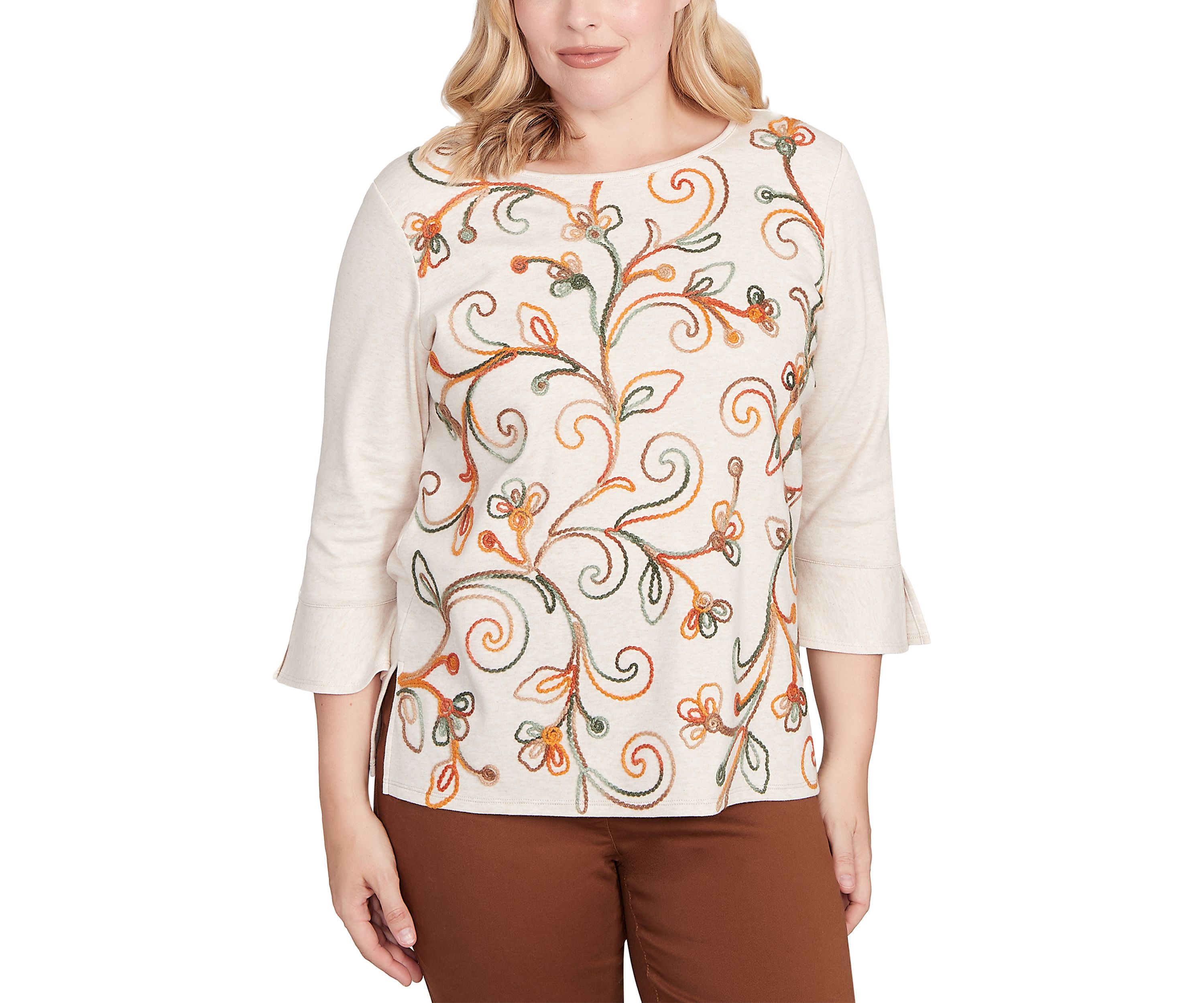 Petite Mount Laurel Scroll Soutache Top