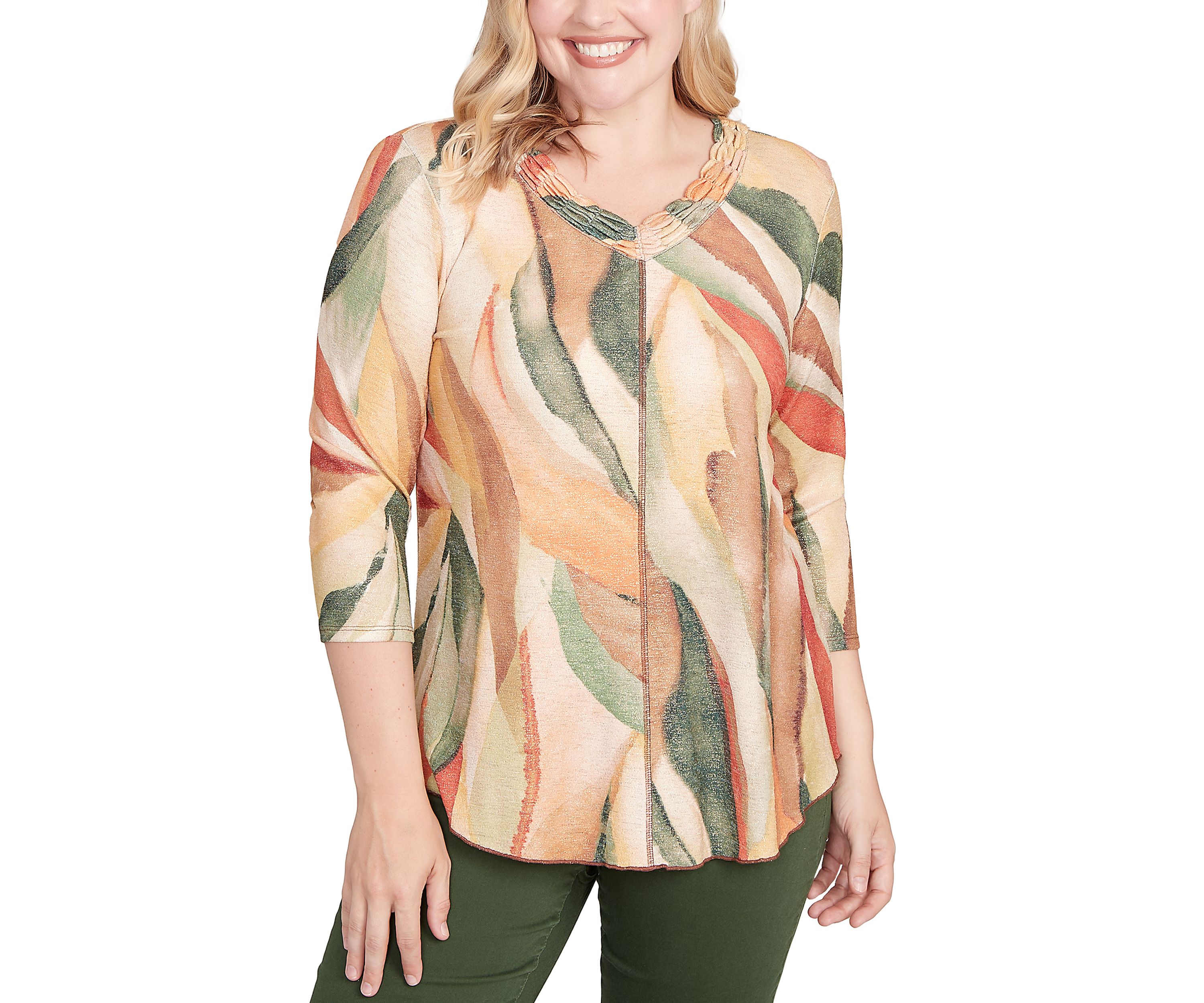 Petite Mount Laurel Stained Glass Shimmer Top 
