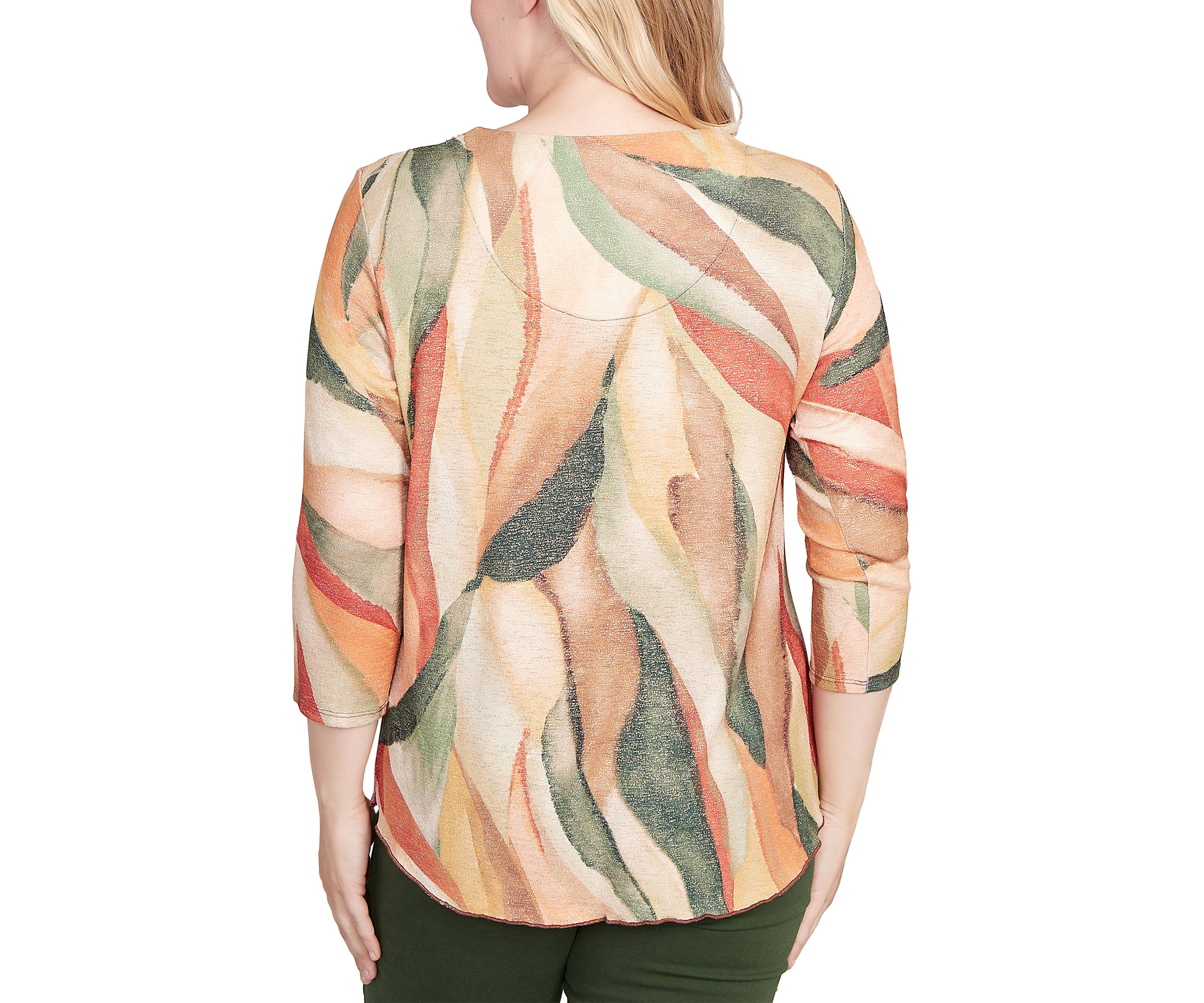 Petite Mount Laurel Stained Glass Shimmer Top 