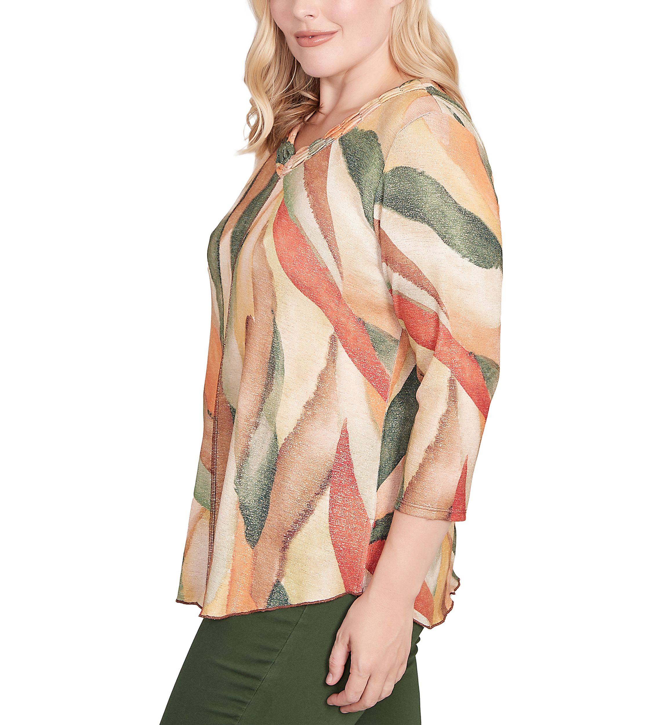Petite Mount Laurel Stained Glass Shimmer Top 