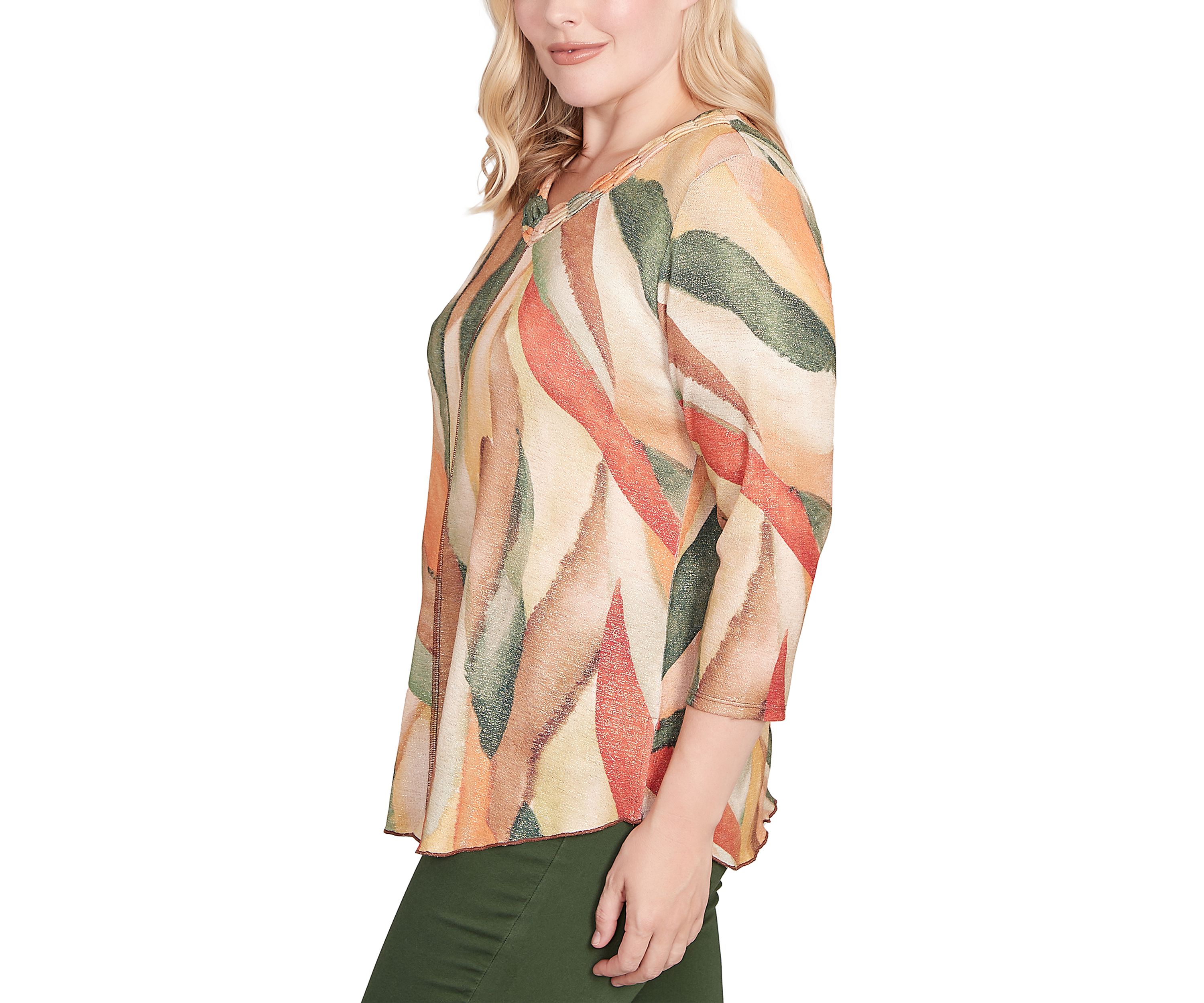 Petite Mount Laurel Stained Glass Shimmer Top 