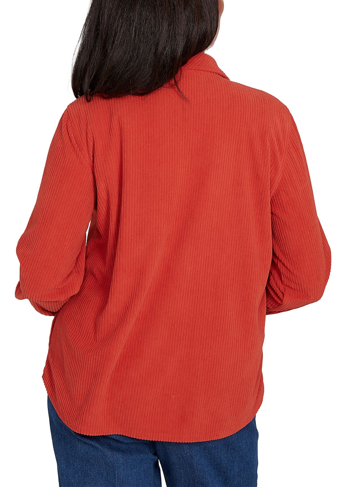 Womens Sunset Canyon Plush Rib Big Shirt