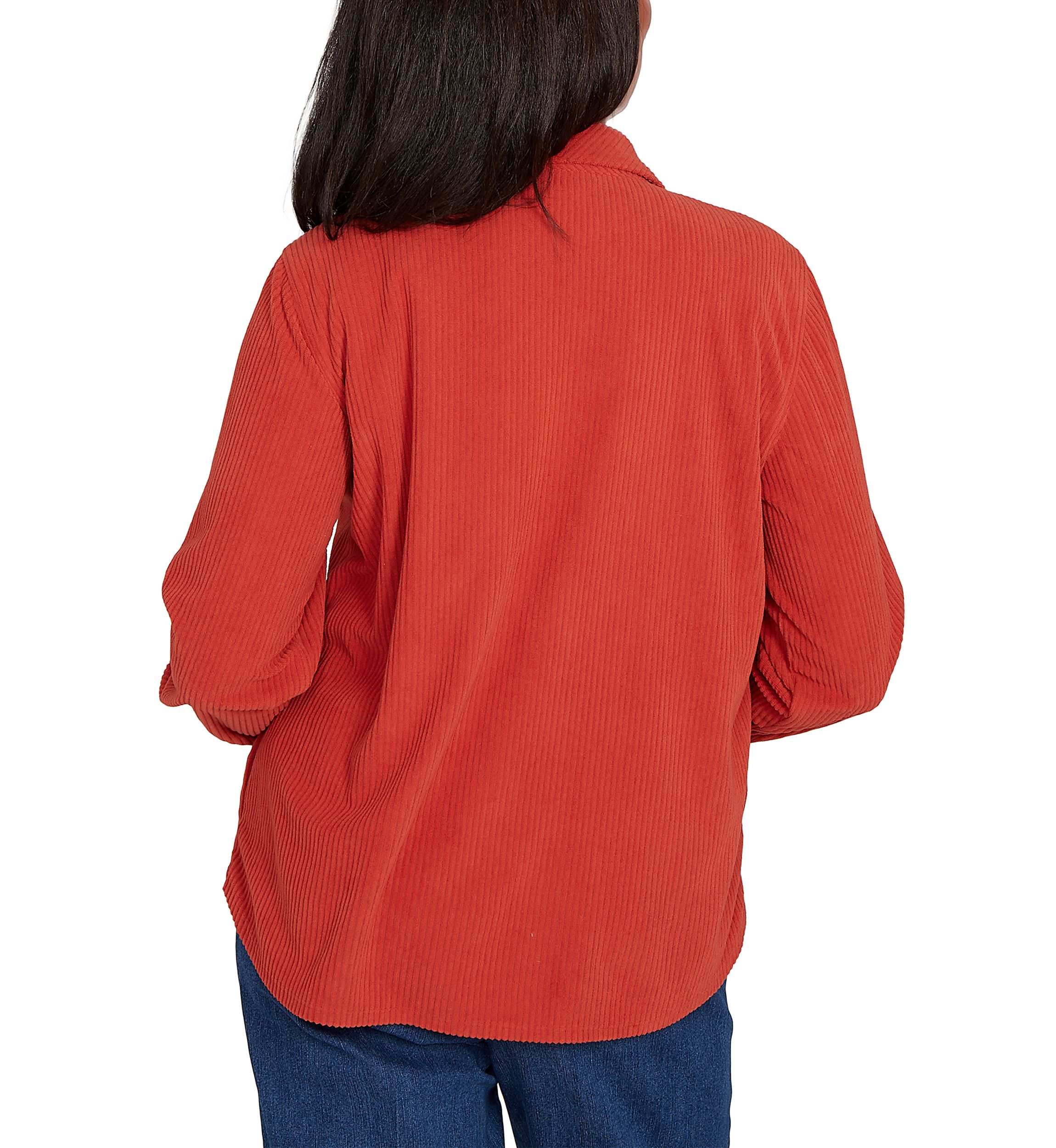 Womens Sunset Canyon Plush Rib Big Shirt