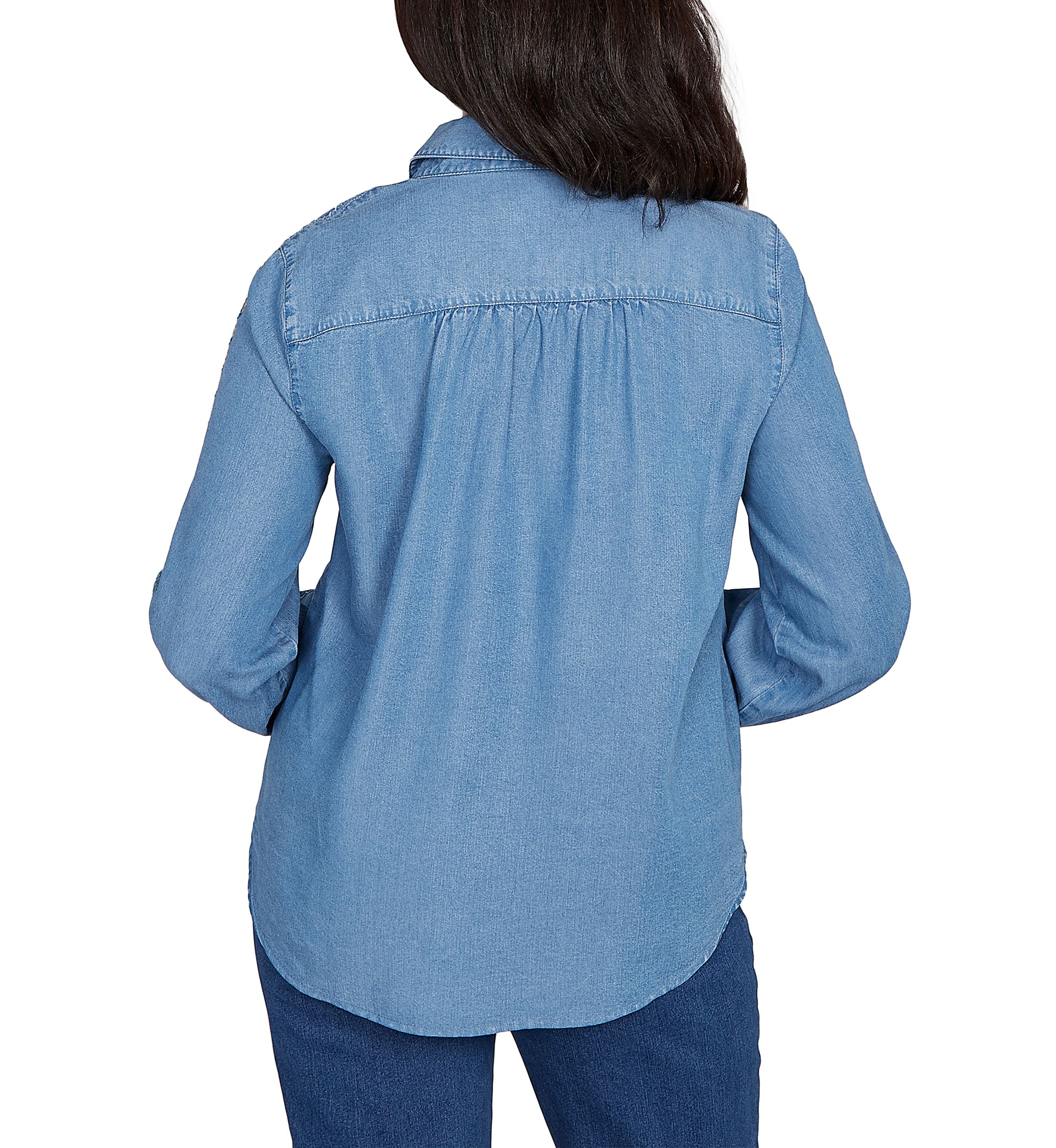 Womens Sunset Canyon Embroidered Tencel™ Shirt