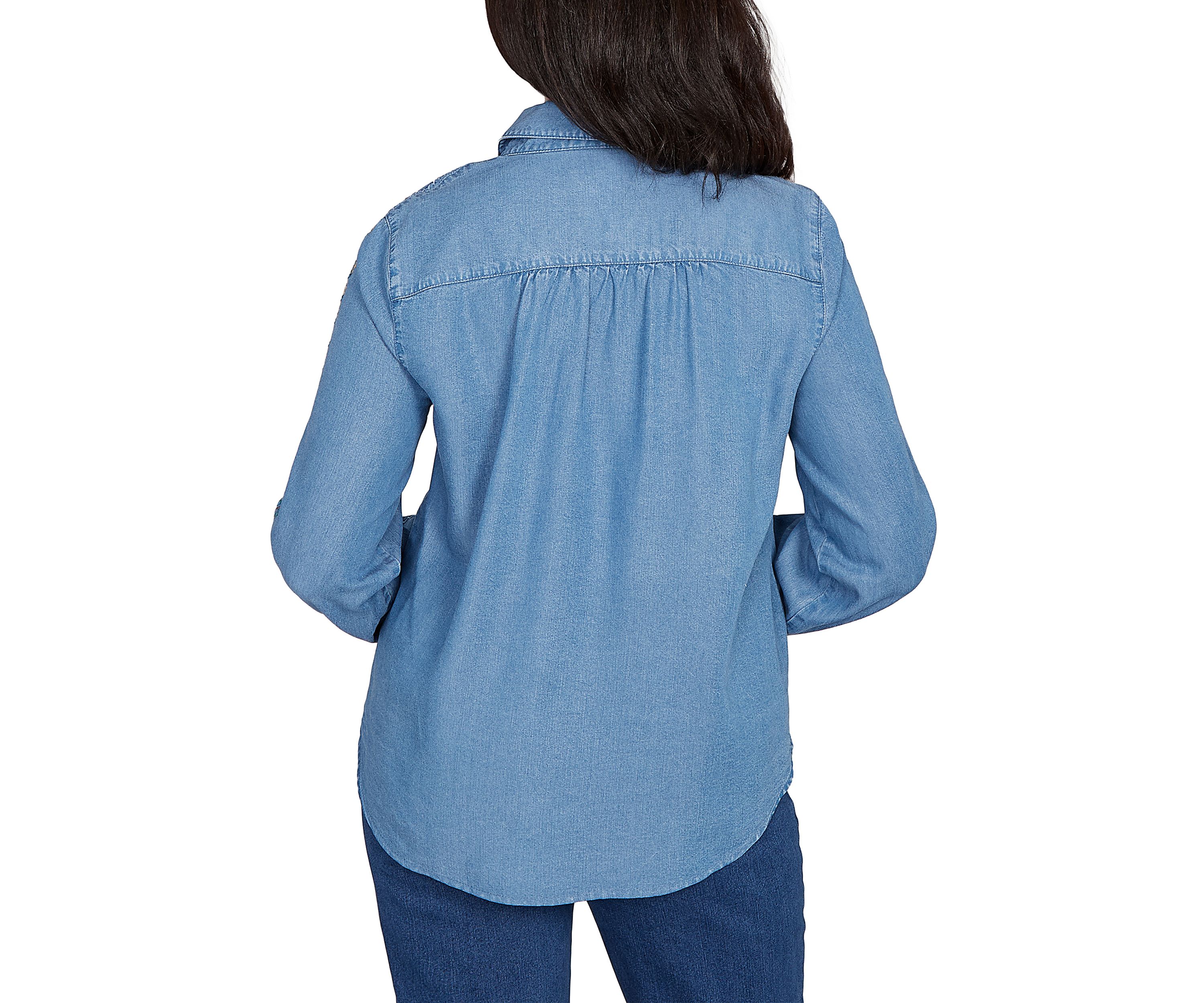 Womens Sunset Canyon Embroidered Tencel™ Shirt