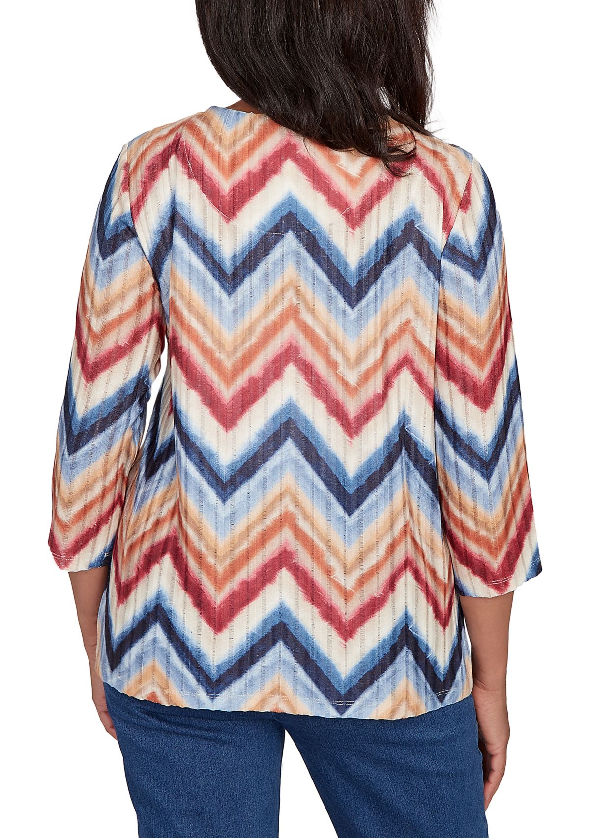 Womens Sunset Canyon Chevron Top