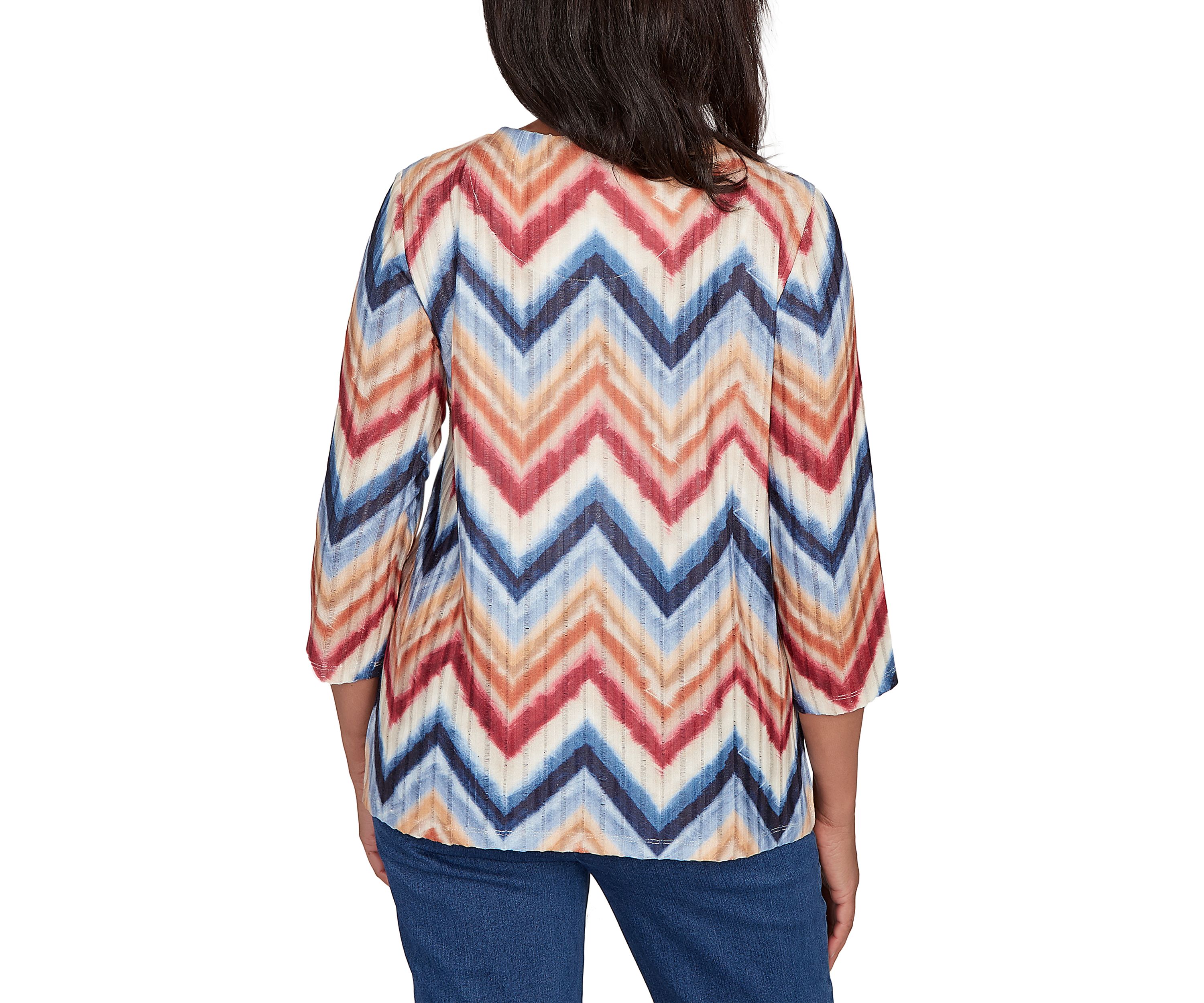 Womens Sunset Canyon Chevron Top