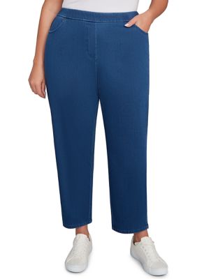 Alfred Dunner Women's Plus Size Sunset Canyon Proportioned Short Pants, 2X