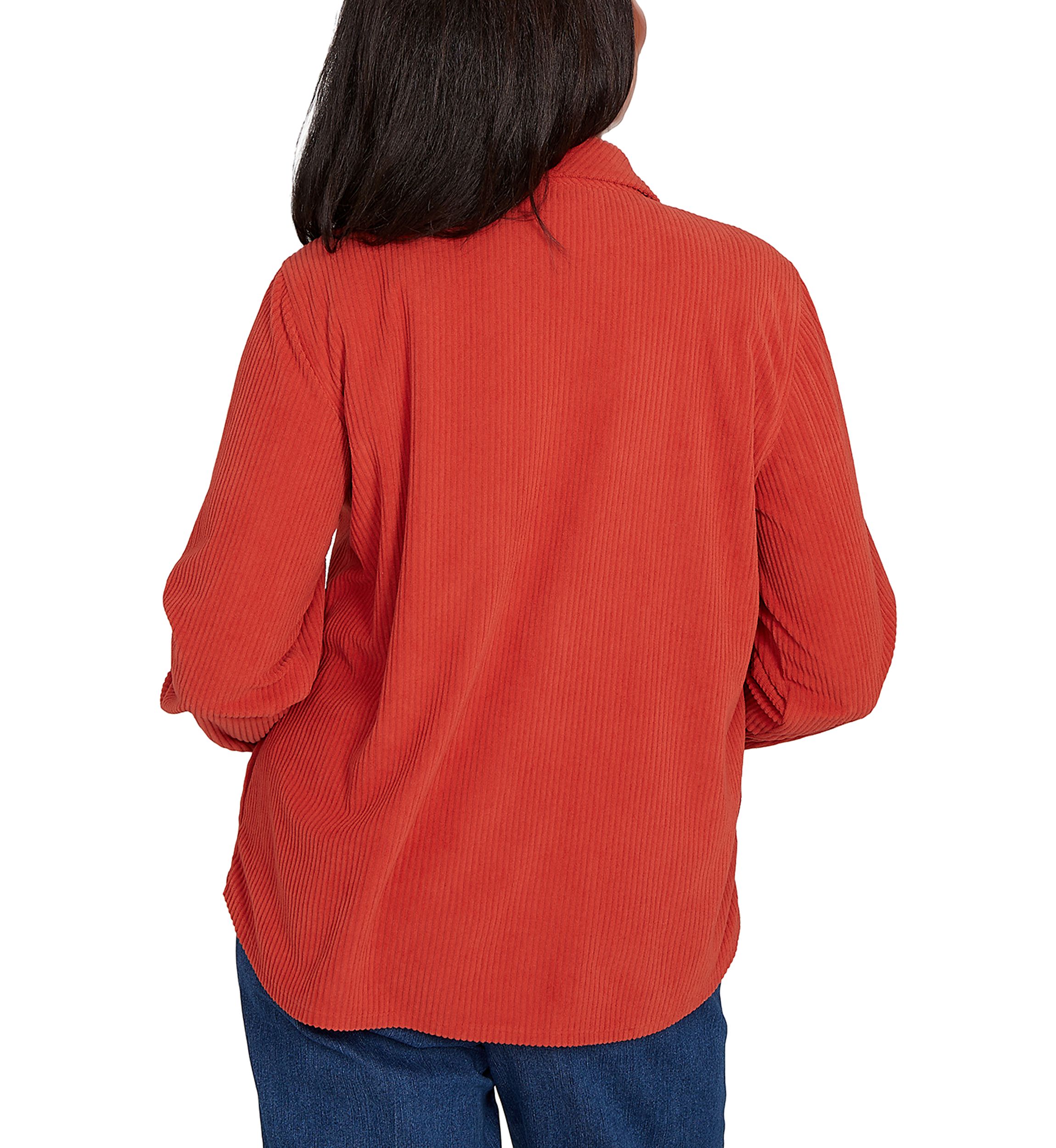 Petite Sunset Canyon Plush Rib Big Shirt