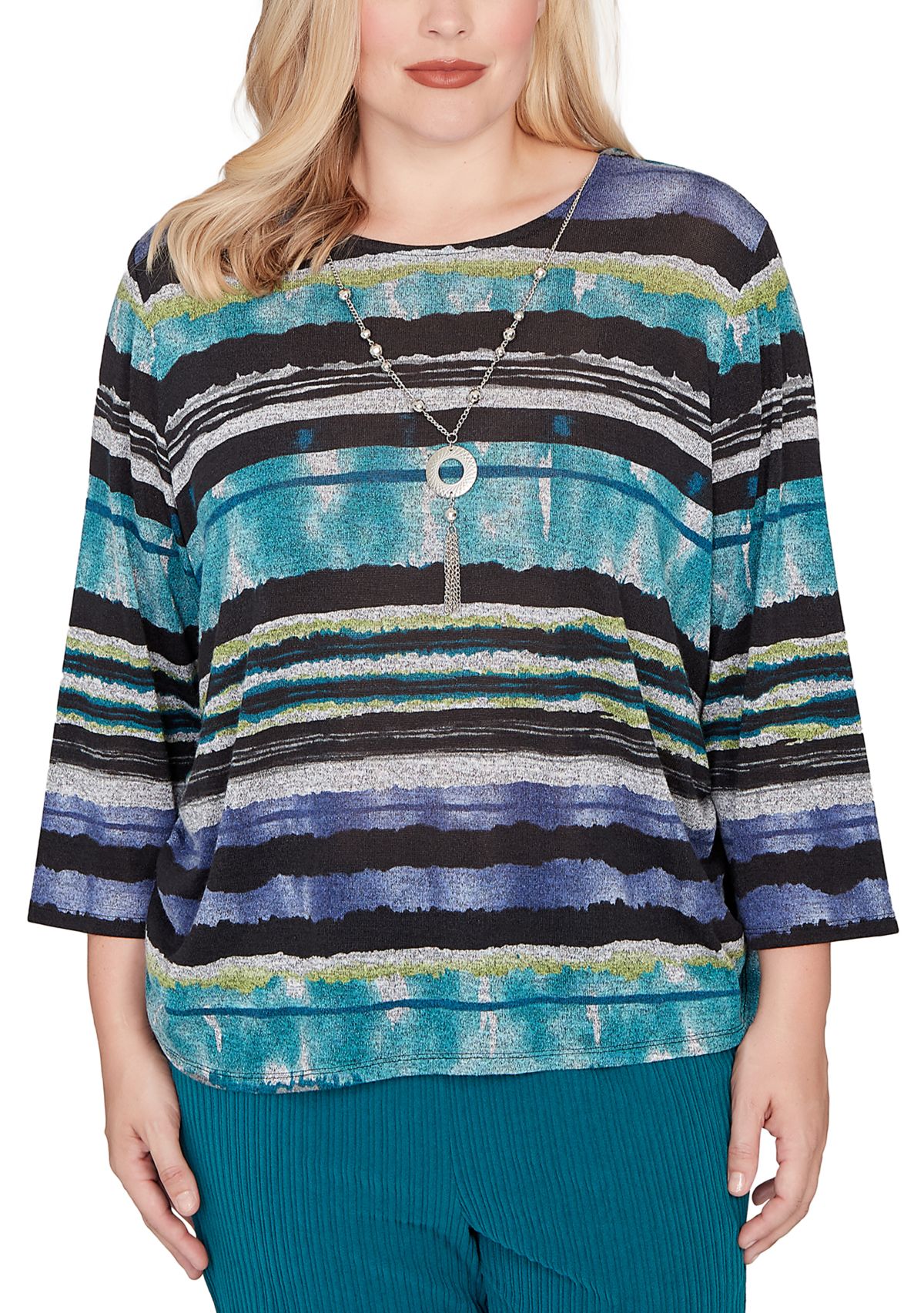 Womens Lake Champlain Biadere Melange Top 