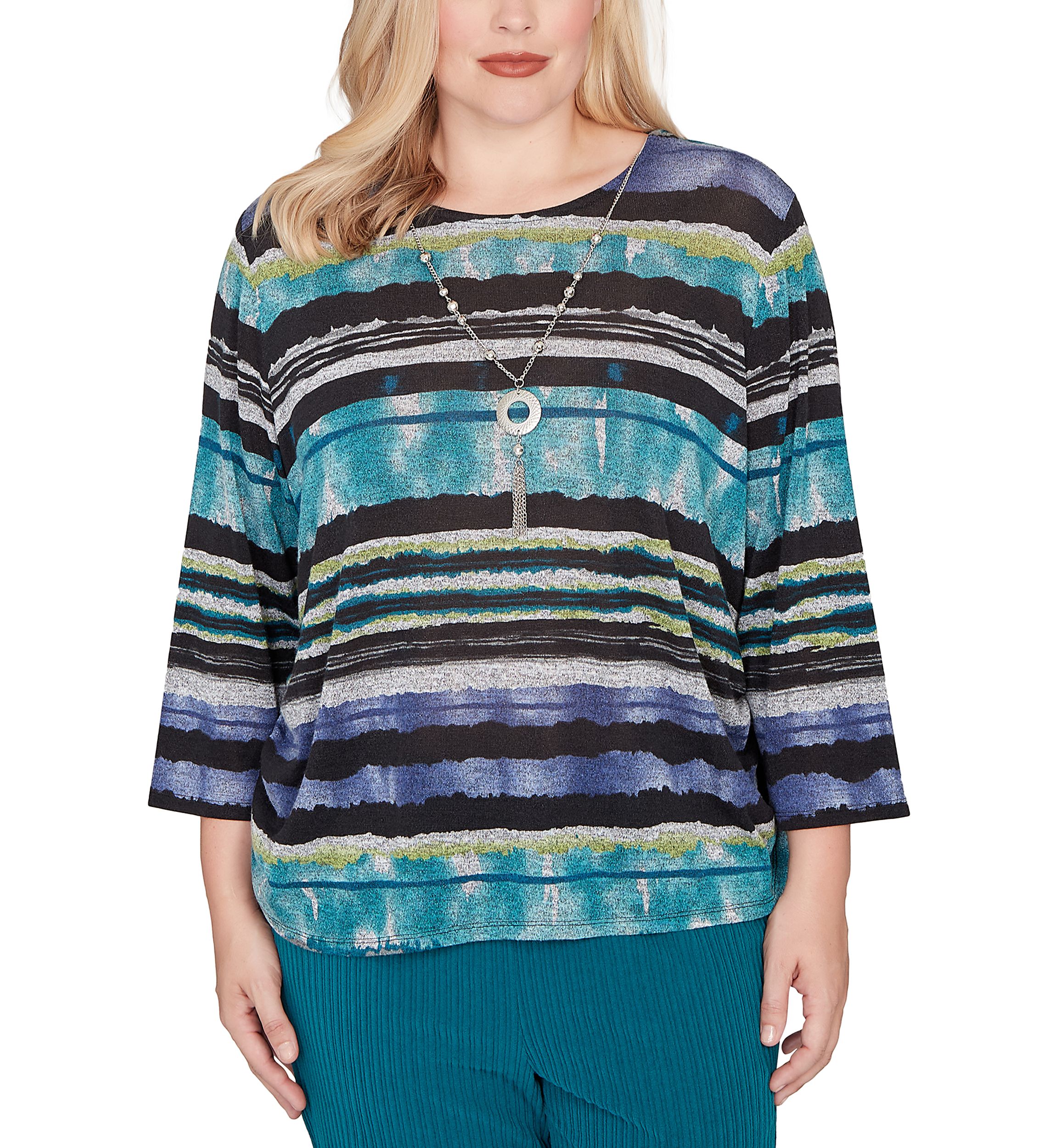 Womens Lake Champlain Biadere Melange Top 