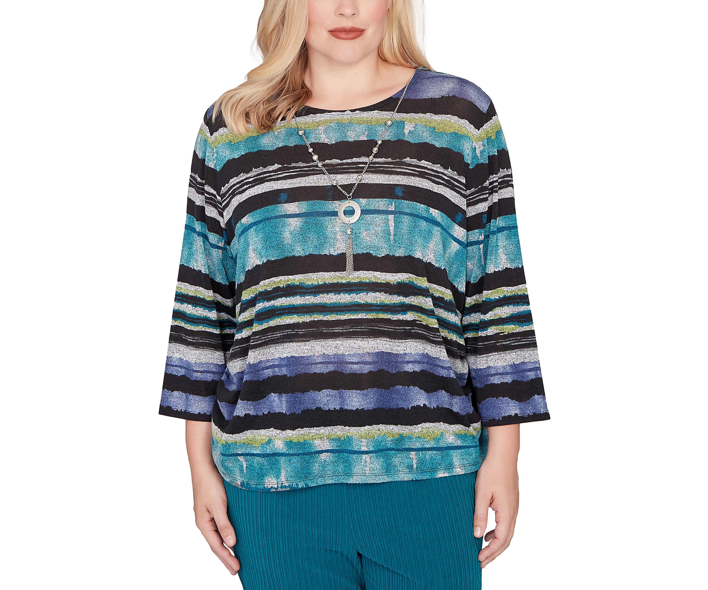 Womens Lake Champlain Biadere Melange Top 