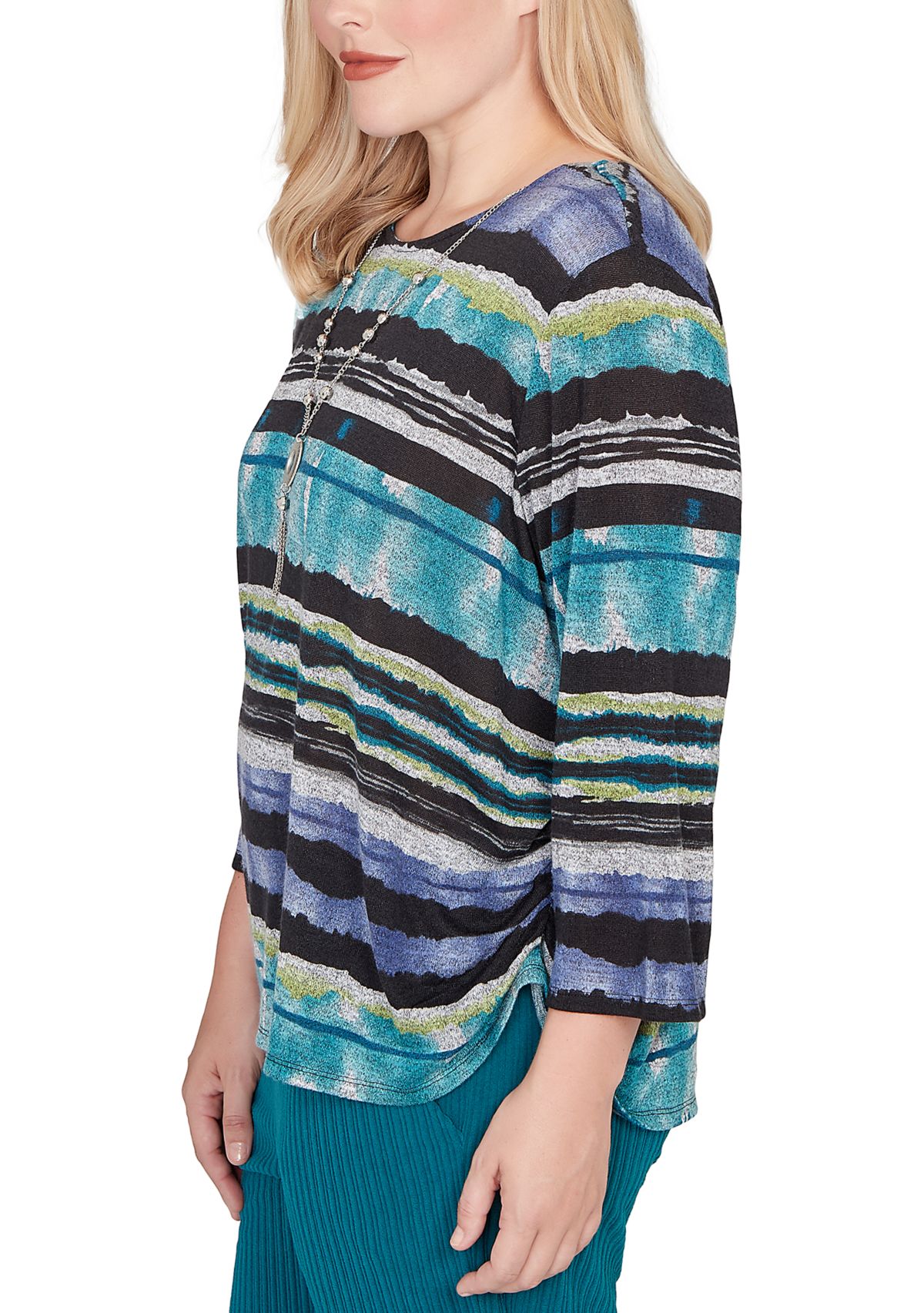 Womens Lake Champlain Biadere Melange Top 