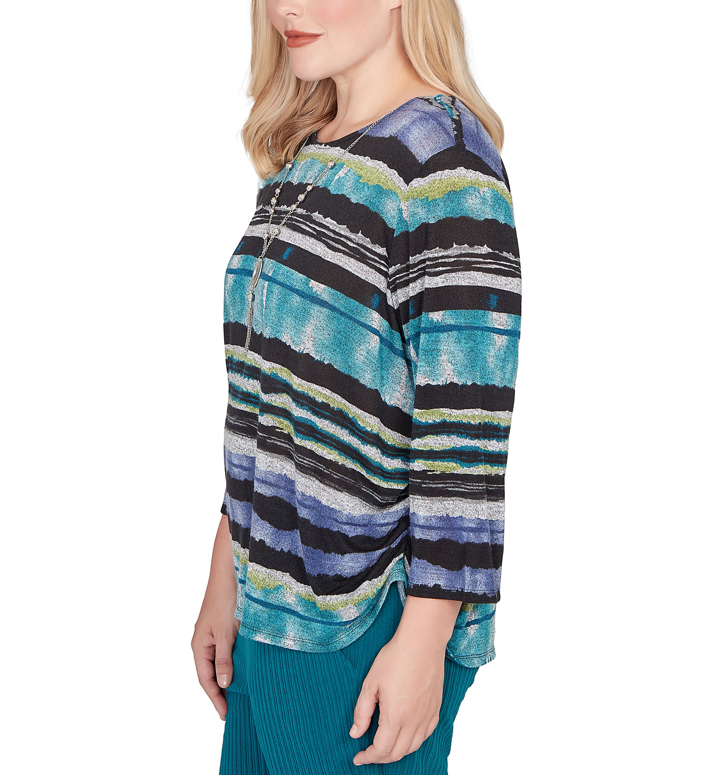 Womens Lake Champlain Biadere Melange Top 