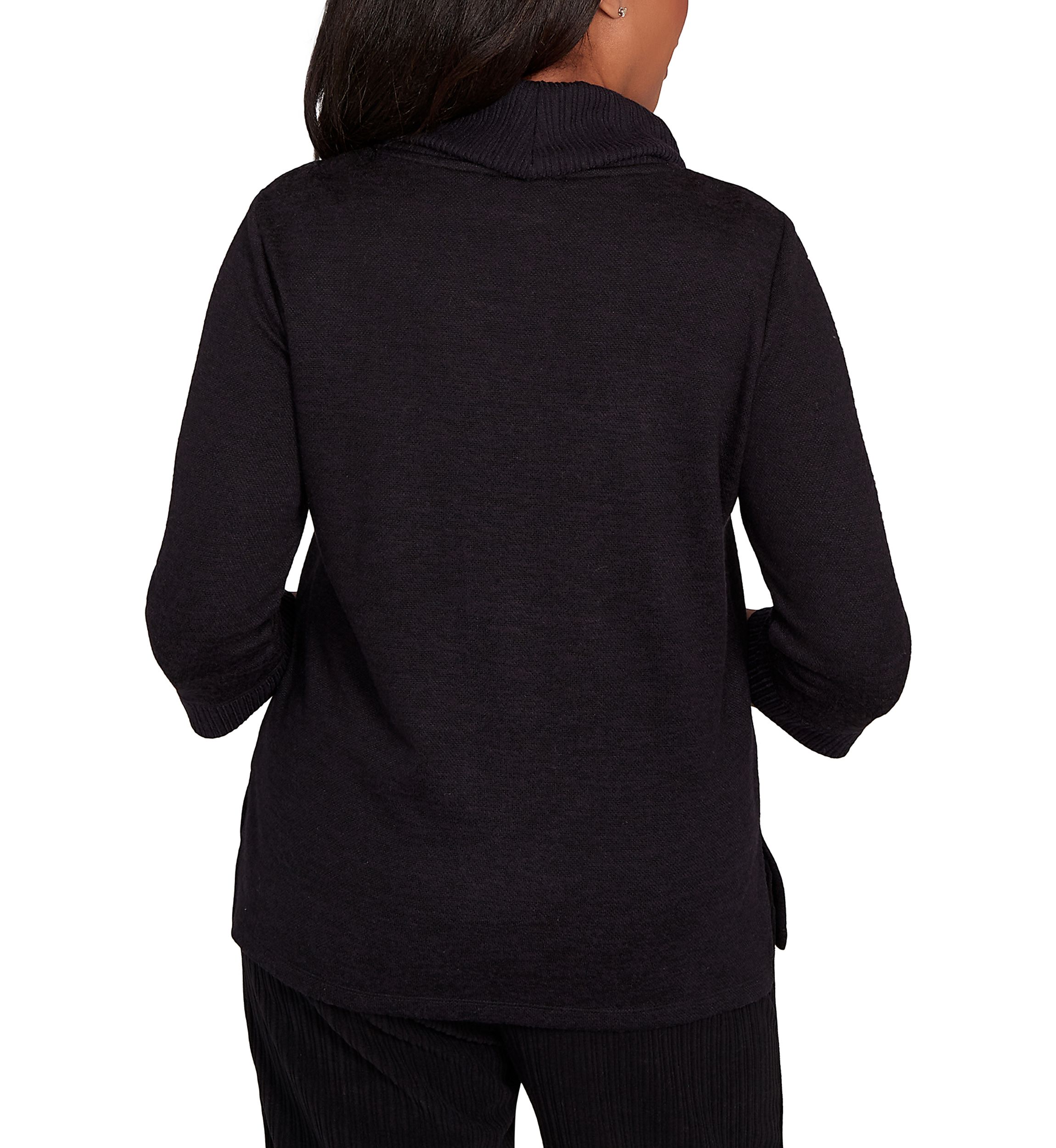 Womens Lake Champlain Leaf Embroidered Yoke Top