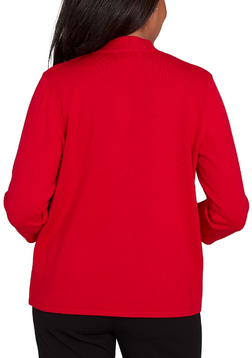 Womens Jet Setter Geometric Inner Two In One Sweater