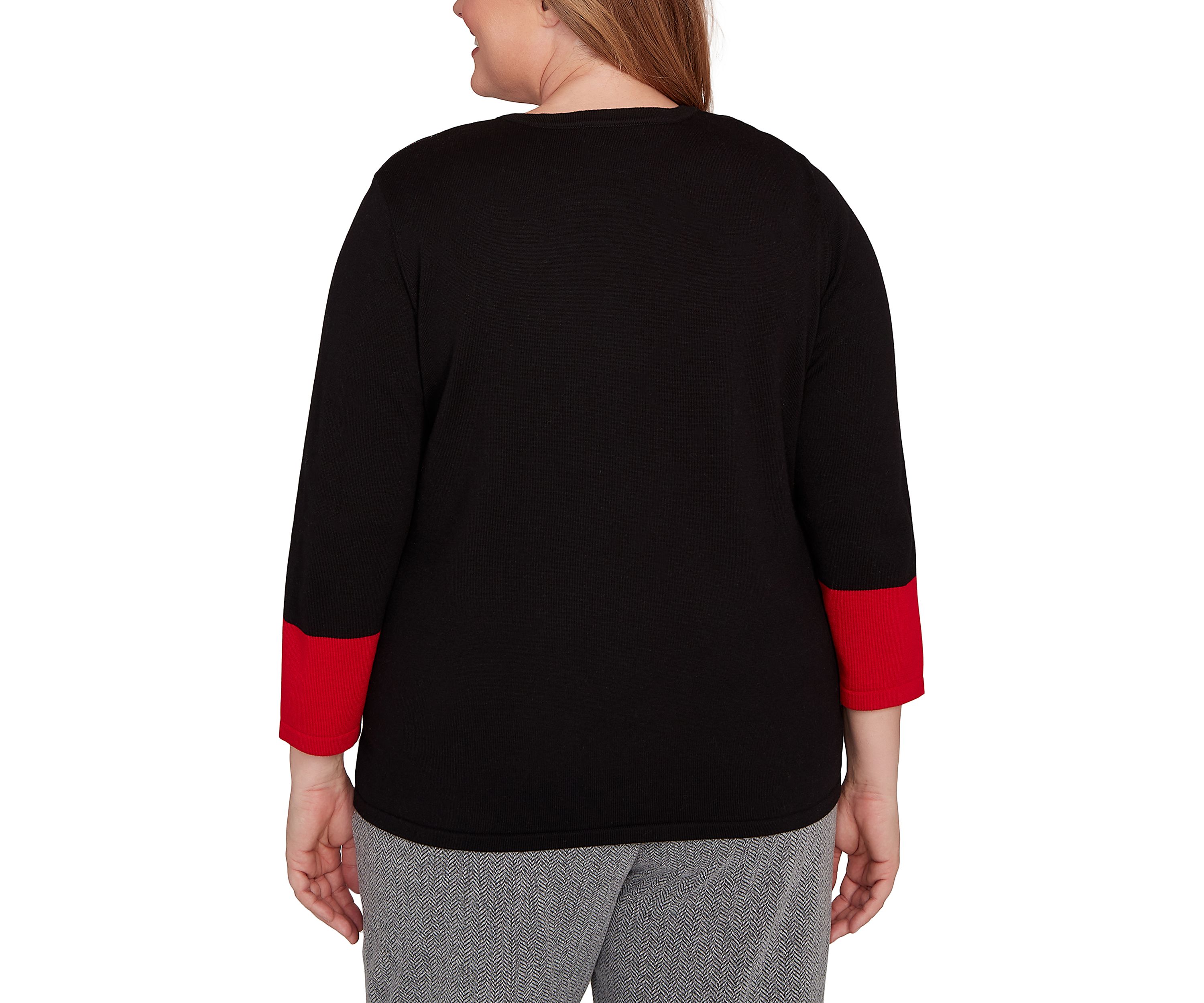 Plus Size Jet Setter Zebra Colorblock