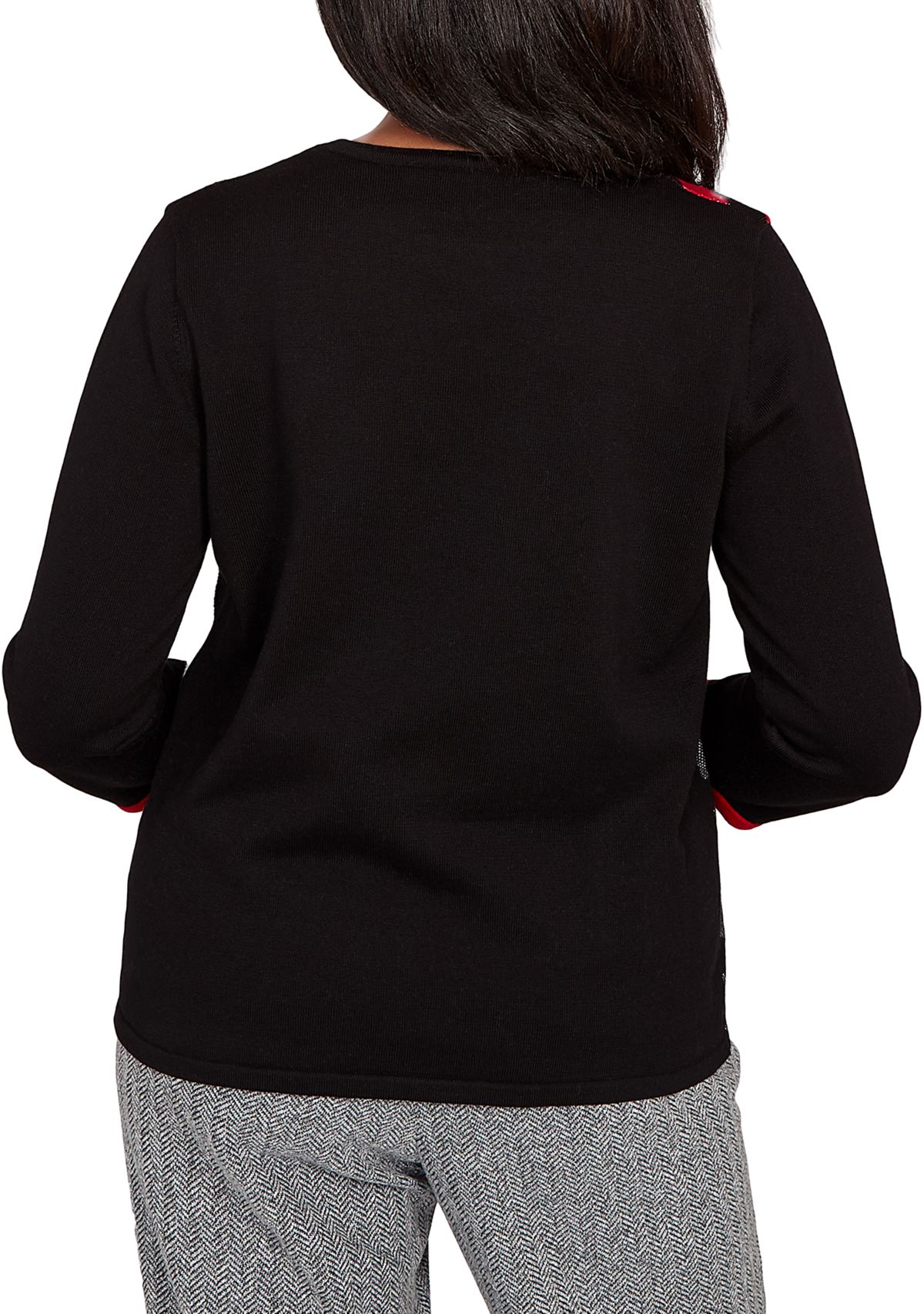 Petite Jet Setter Zebra Colorblock Top