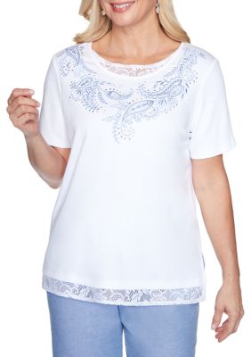 Clearance: Alfred Dunner Petite Tops | belk