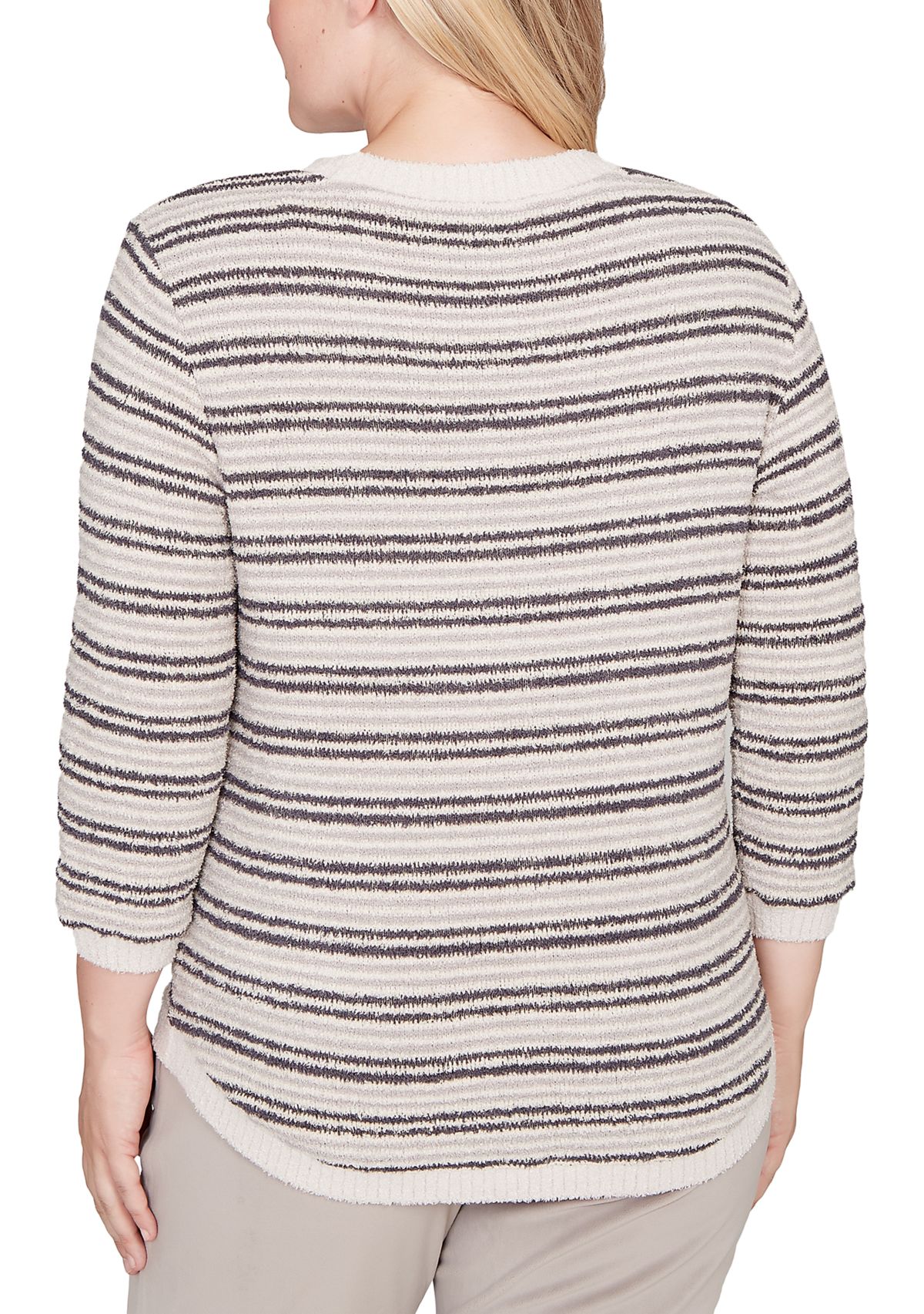 Womens Calm Luxe Stripe Top