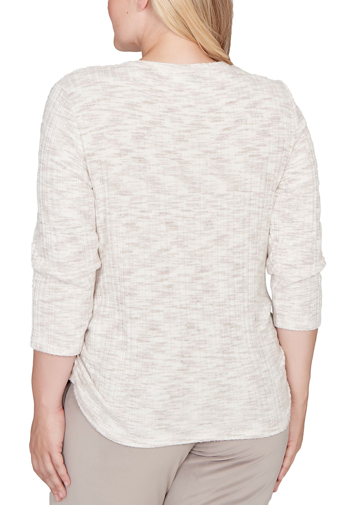 Womens Calm Luxe Space Dye Top