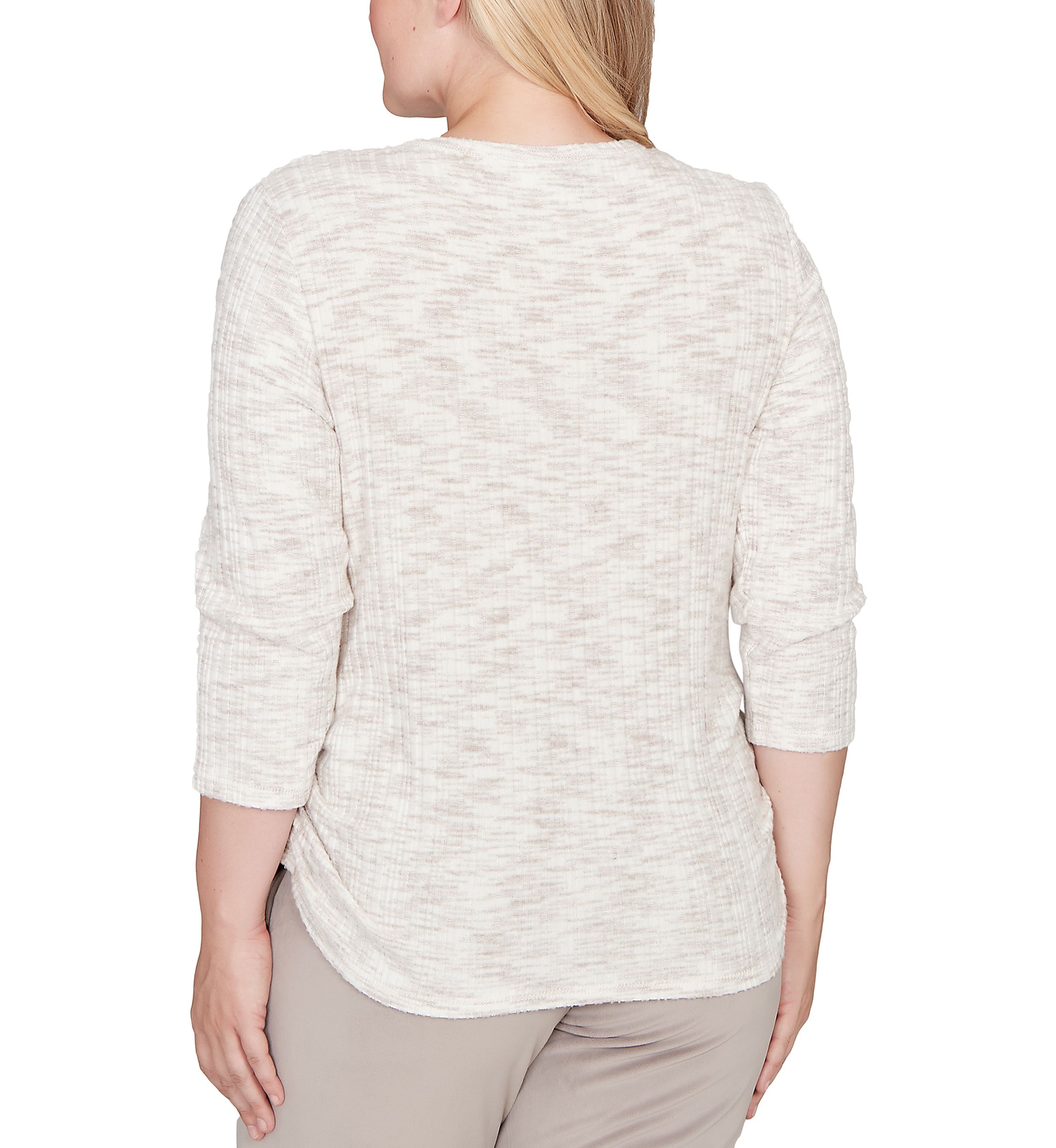 Womens Calm Luxe Space Dye Top