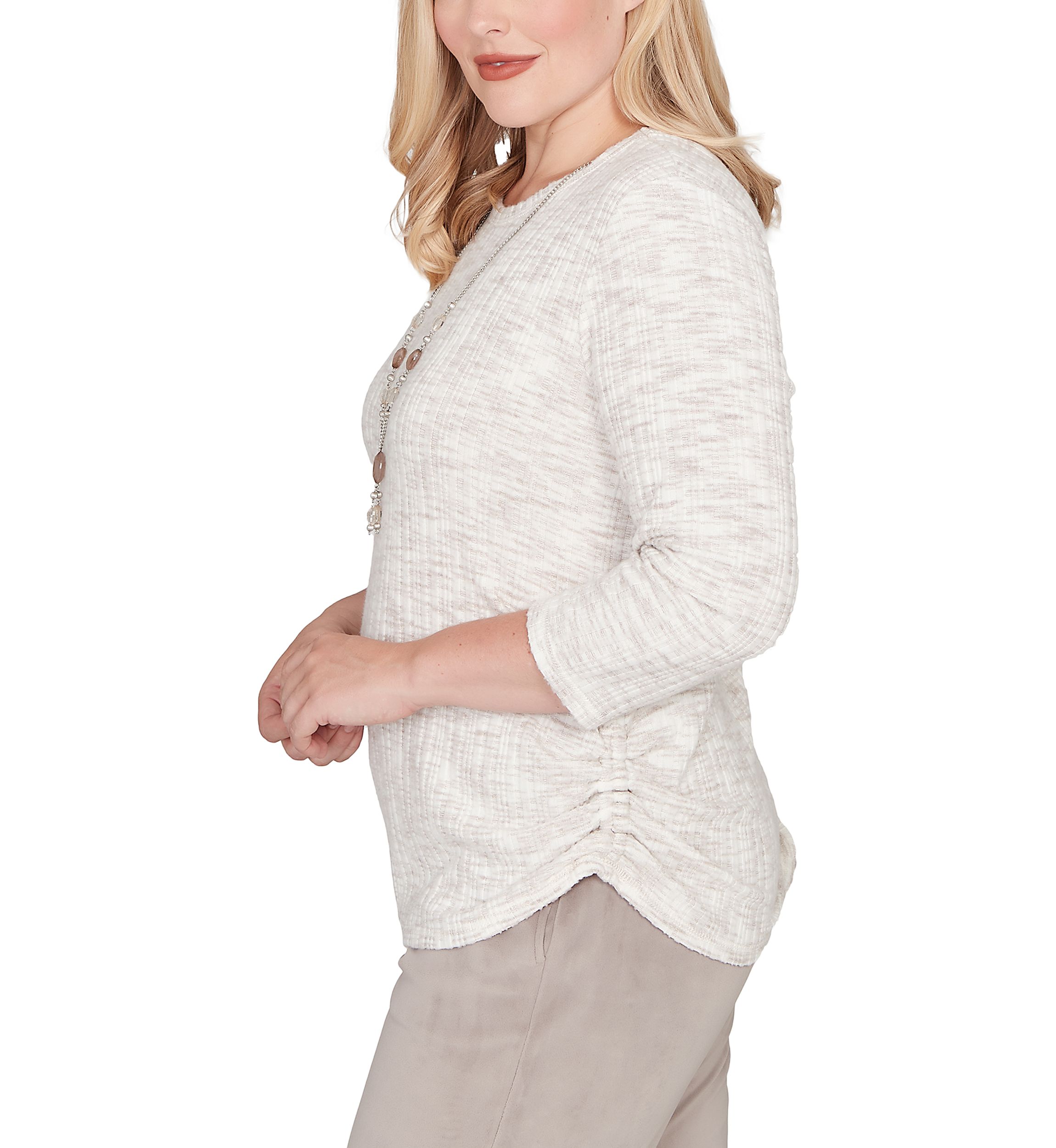 Womens Calm Luxe Space Dye Top