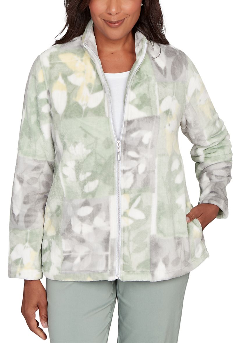 Womens Stockbridge Leaf Patch Cozy Jacket