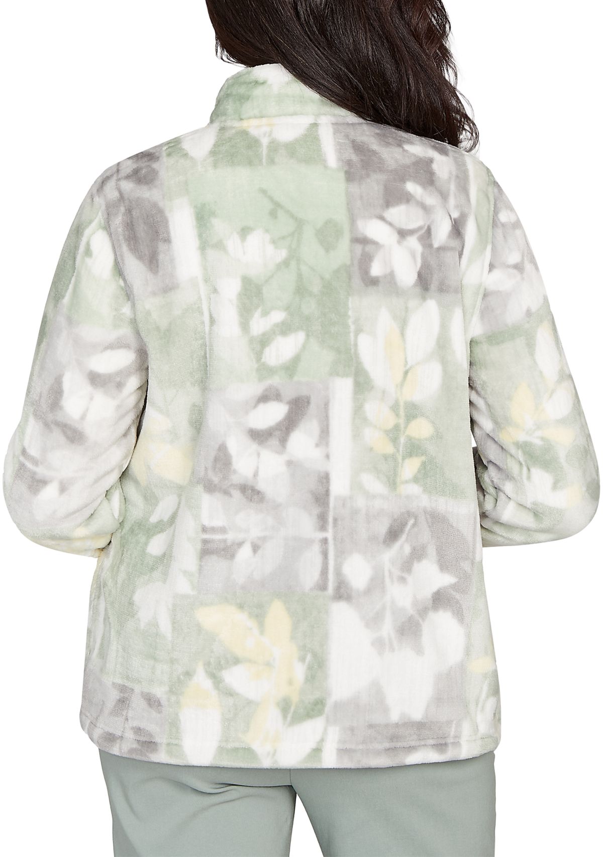 Womens Stockbridge Leaf Patch Cozy Jacket