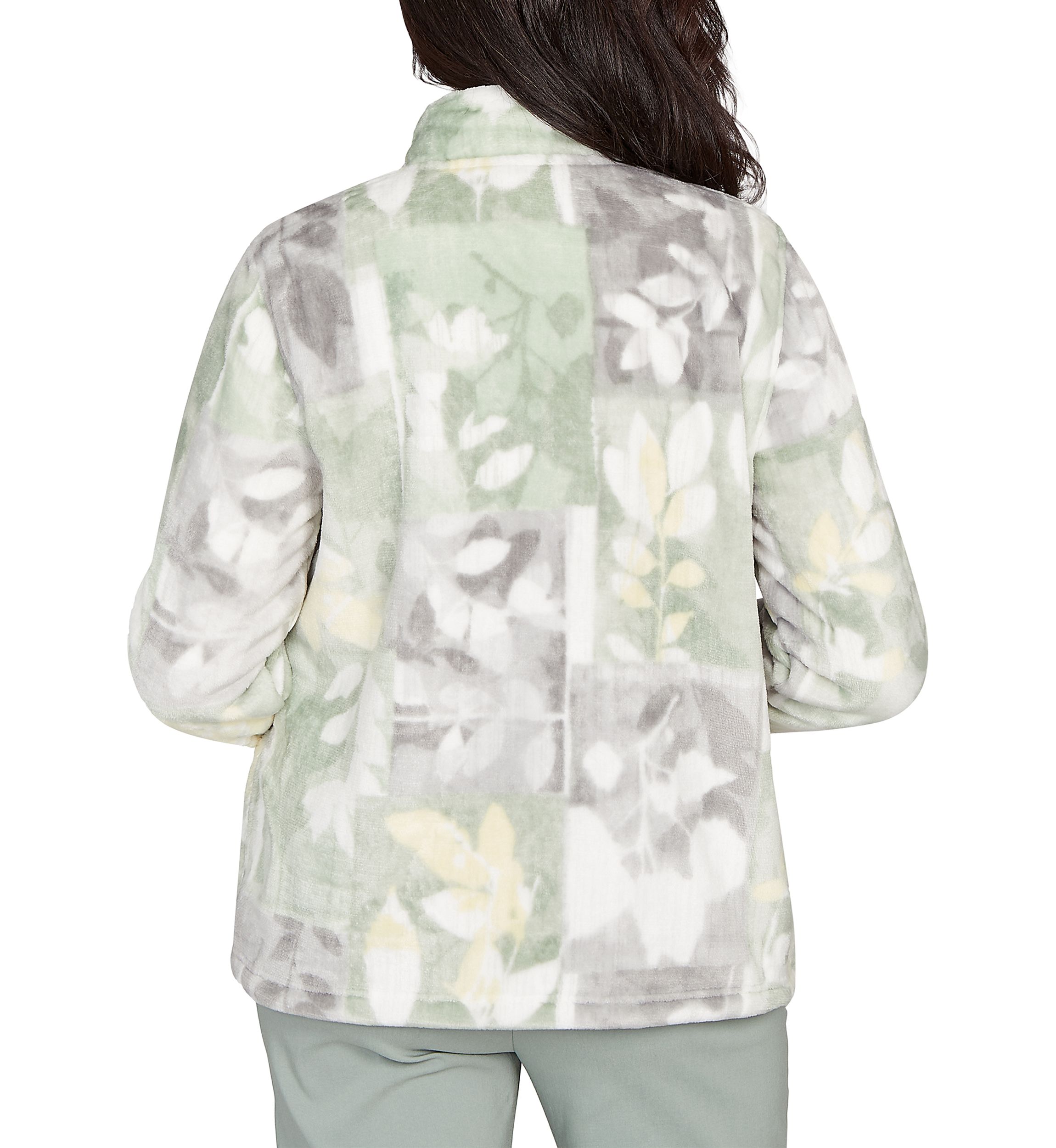Womens Stockbridge Leaf Patch Cozy Jacket