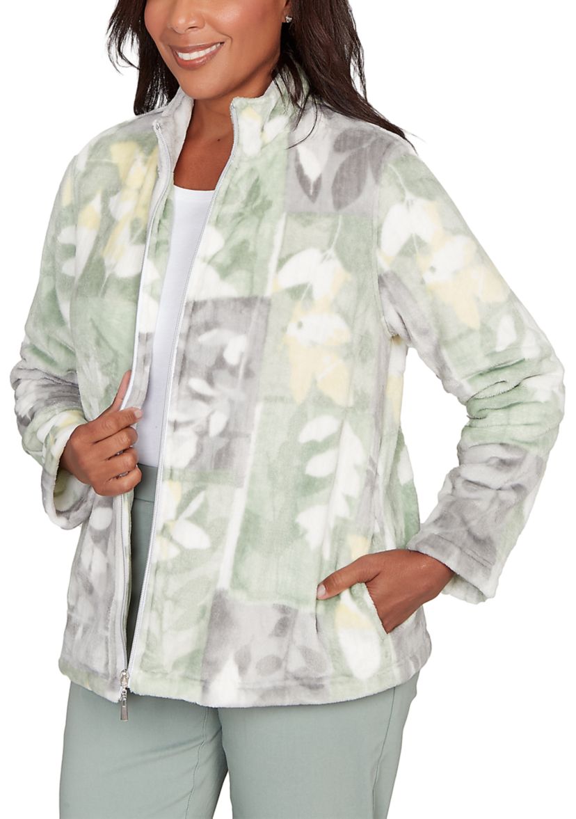 Womens Stockbridge Leaf Patch Cozy Jacket