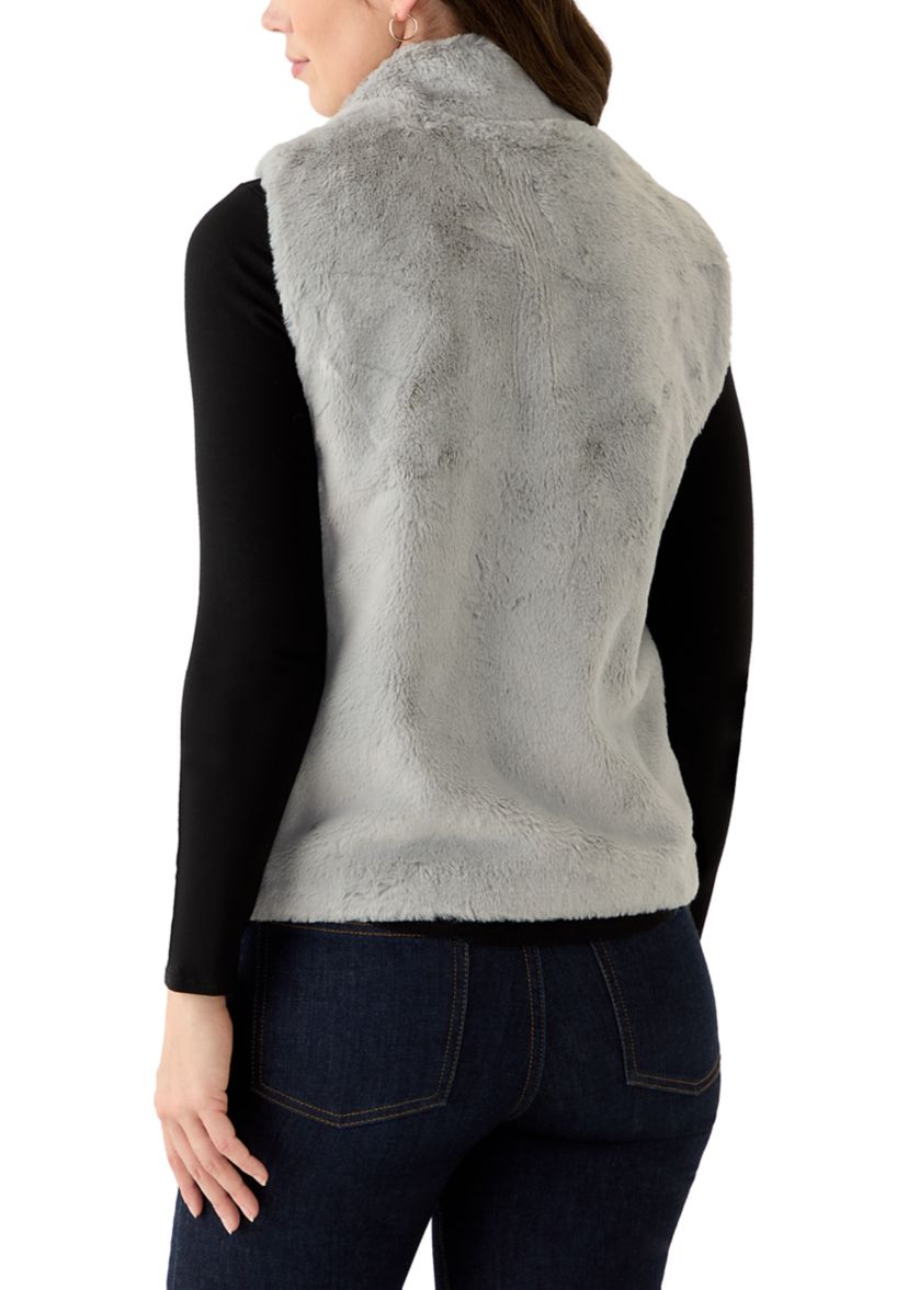 Womens Stockbridge Faux Fur Vest