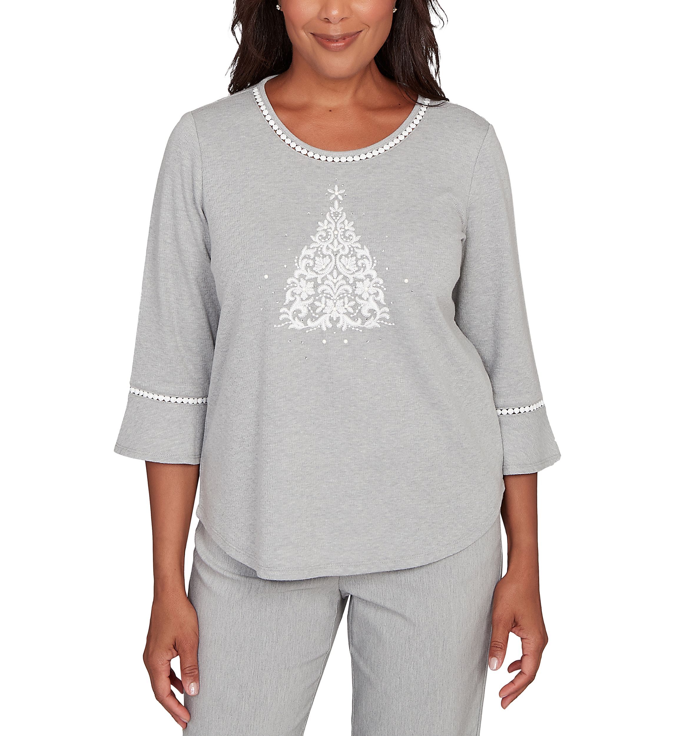 Womens  Stockbridge Christmas Tree Top