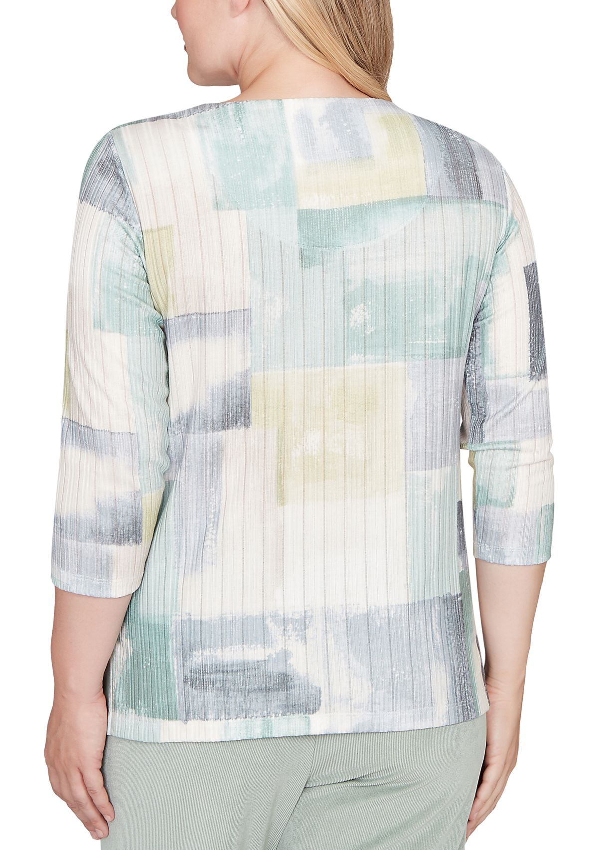 Womens Stockbridge Color Block Top